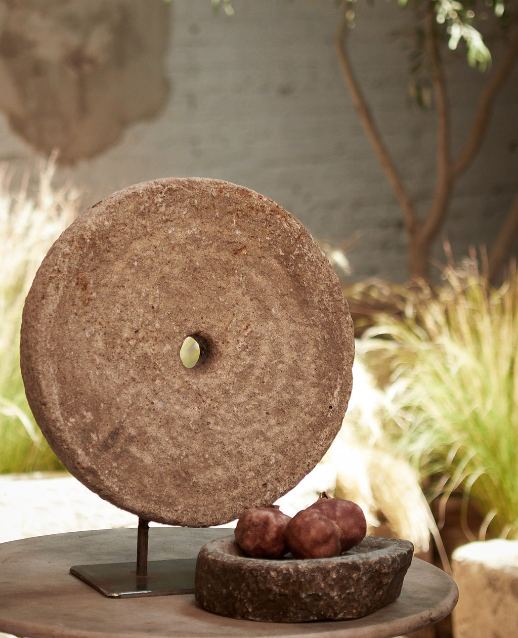 Olive Ateliers - Stone Wheel on Stand