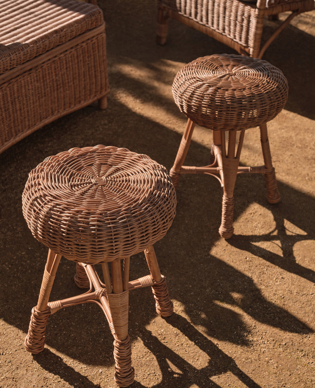 Olive Ateliers - Sit Close Rattan Stool