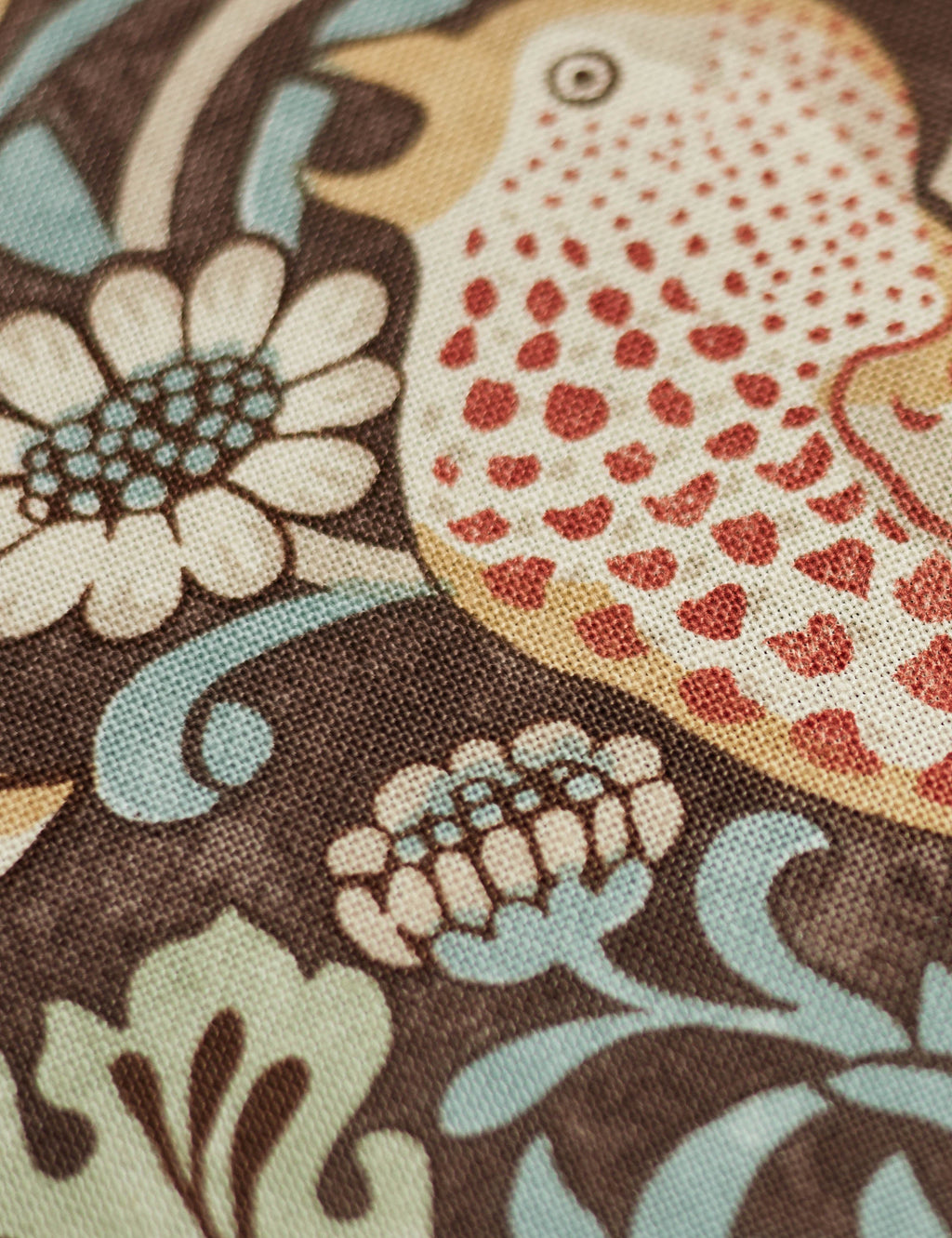 Lulu and Georgia - Strawberry Thief Cotton Fabric by Morris & Co.