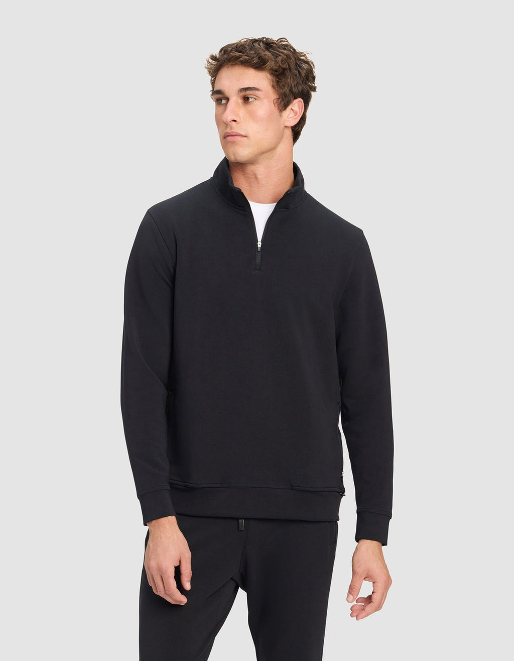 Cozy Earth - Men's StretchTech Quarter Zip & Jogger Set