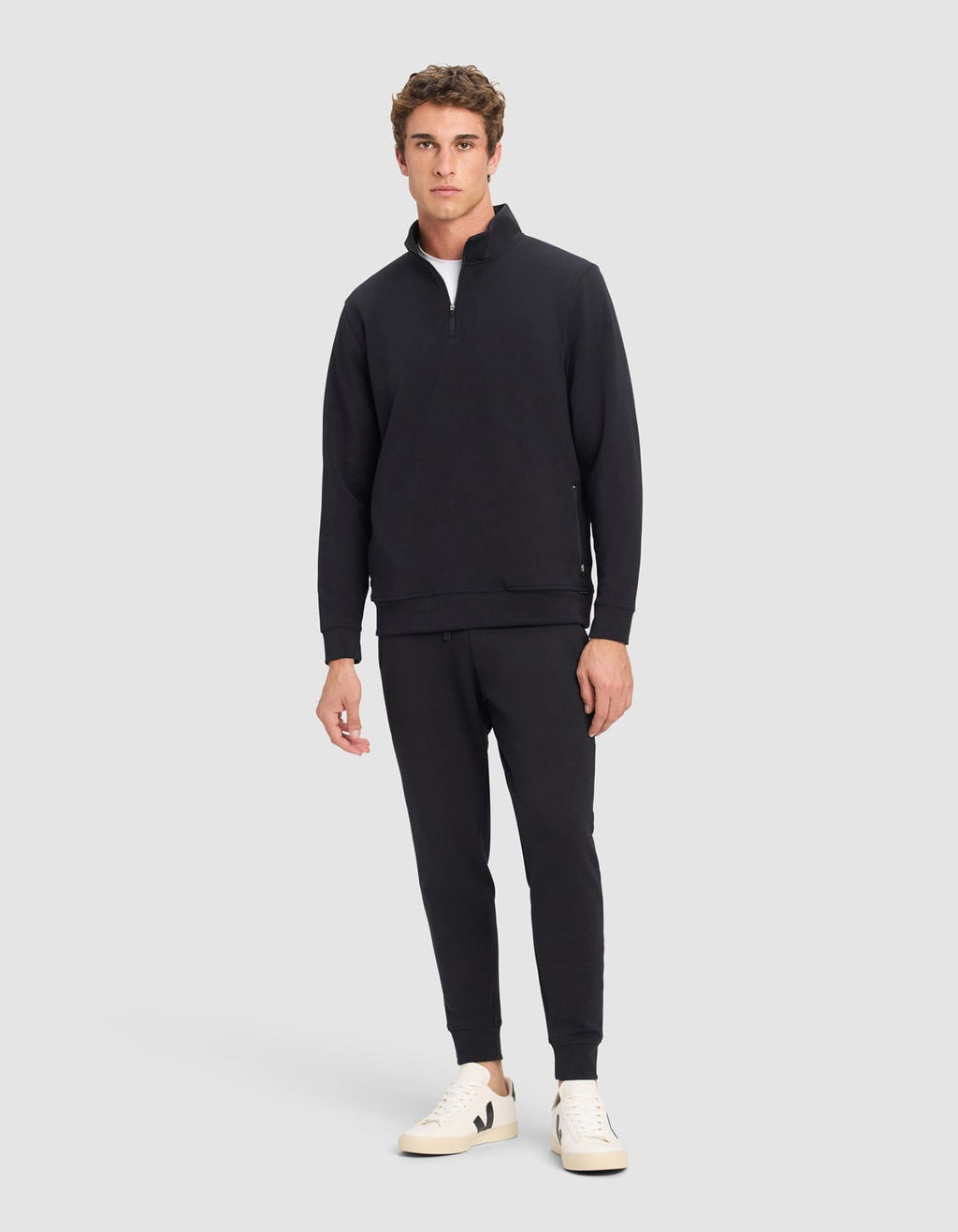 Cozy Earth - Men's StretchTech Quarter Zip & Jogger Set