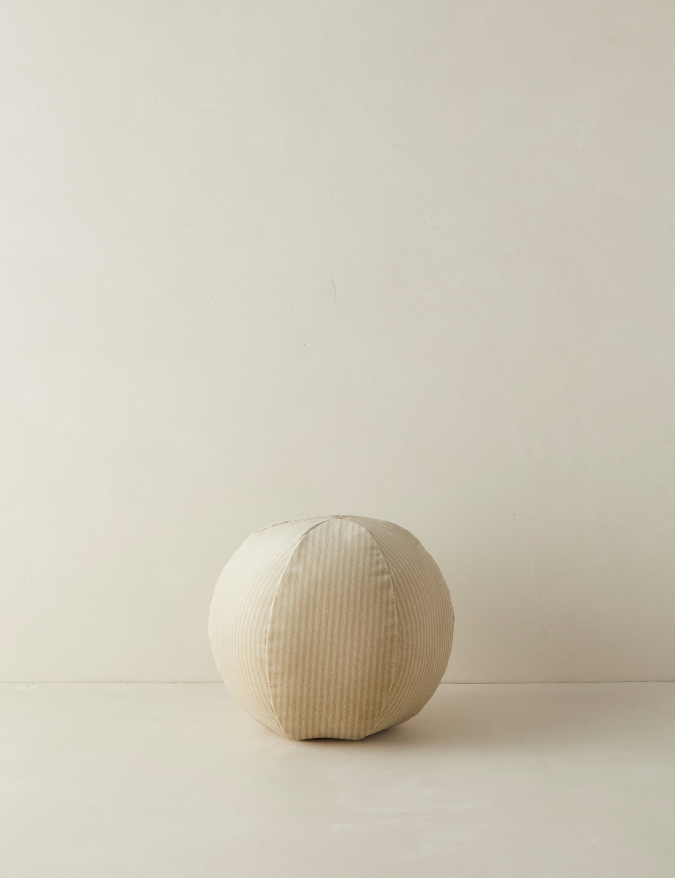 Lulu and Georgia - Striped Velvet Ball Pillow by Sarah Sherman Samuel