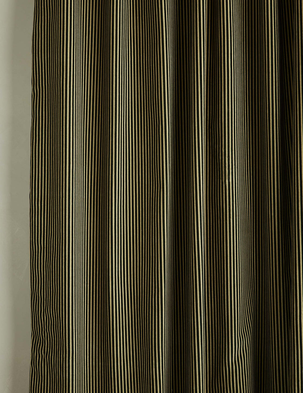Lulu and Georgia - Striped Velvet Curtain Panel by Sarah Sherman Samuel