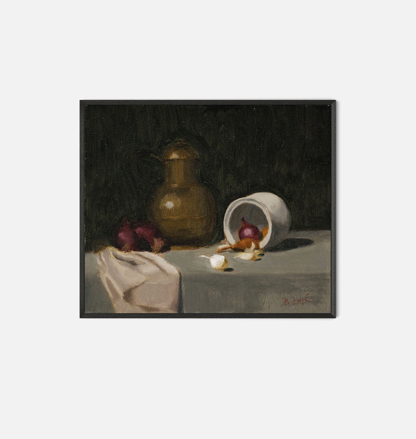 Amber Interiors - Study of Florence Still Life Framed Print