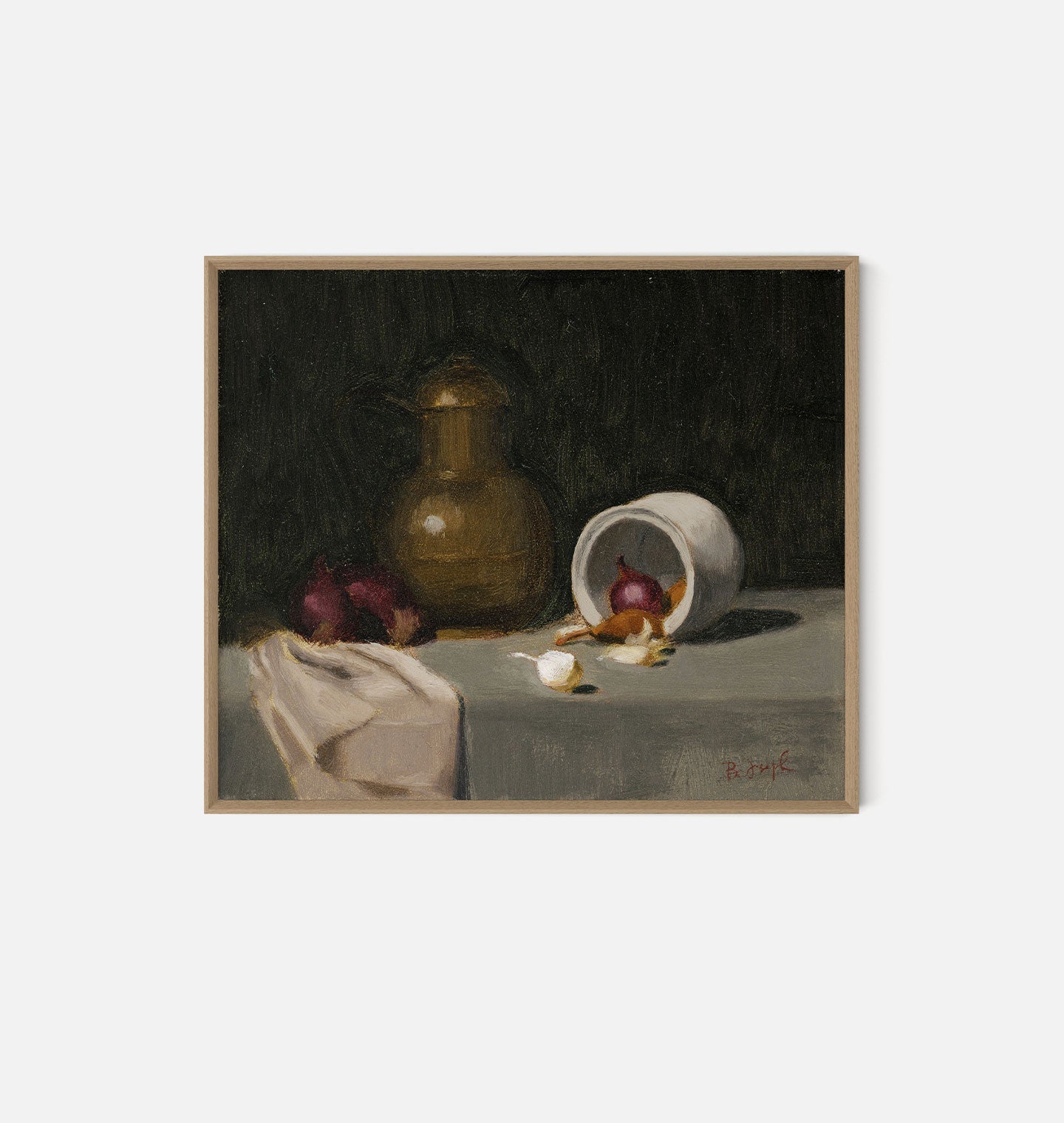 Amber Interiors - Study of Florence Still Life Framed Print