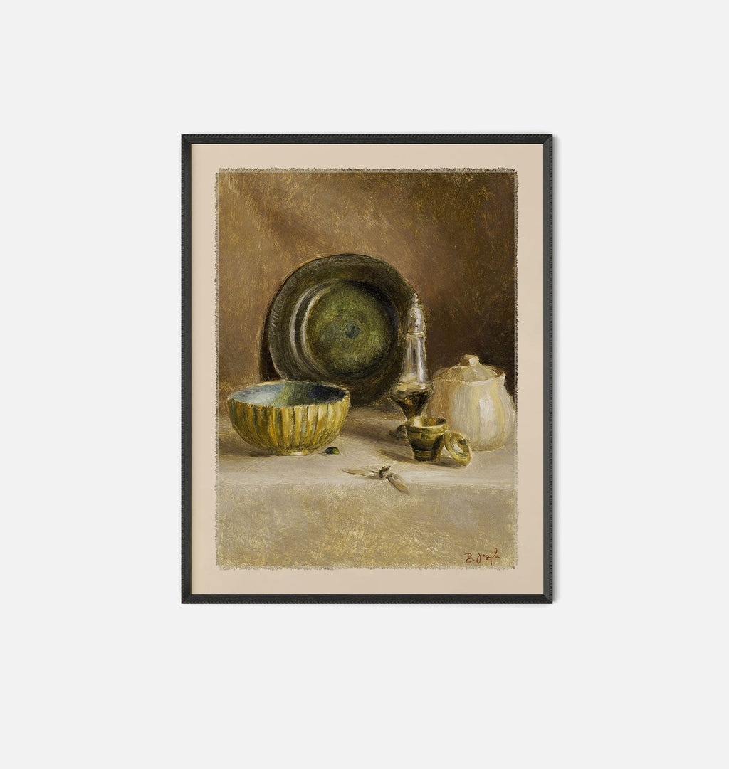 Amber Interiors - Study of Mazur Still Life Framed Print