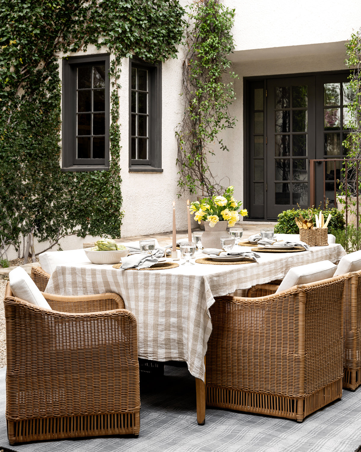 McGee & Co - Charlie Check Tablecloth