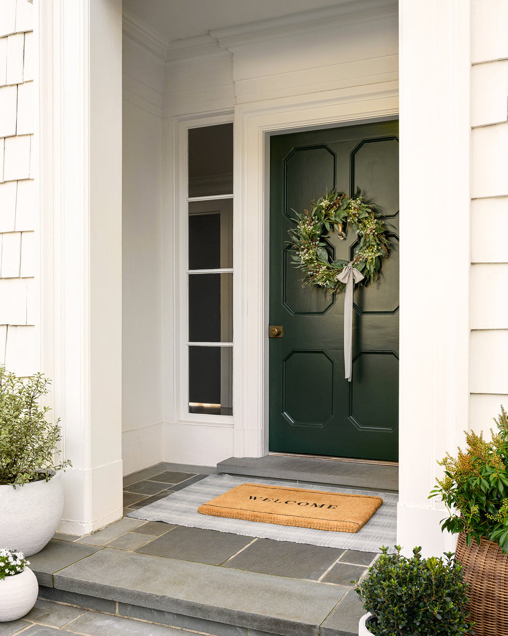 McGee & Co - Faux Wild Grass & Eucalyptus Wreath