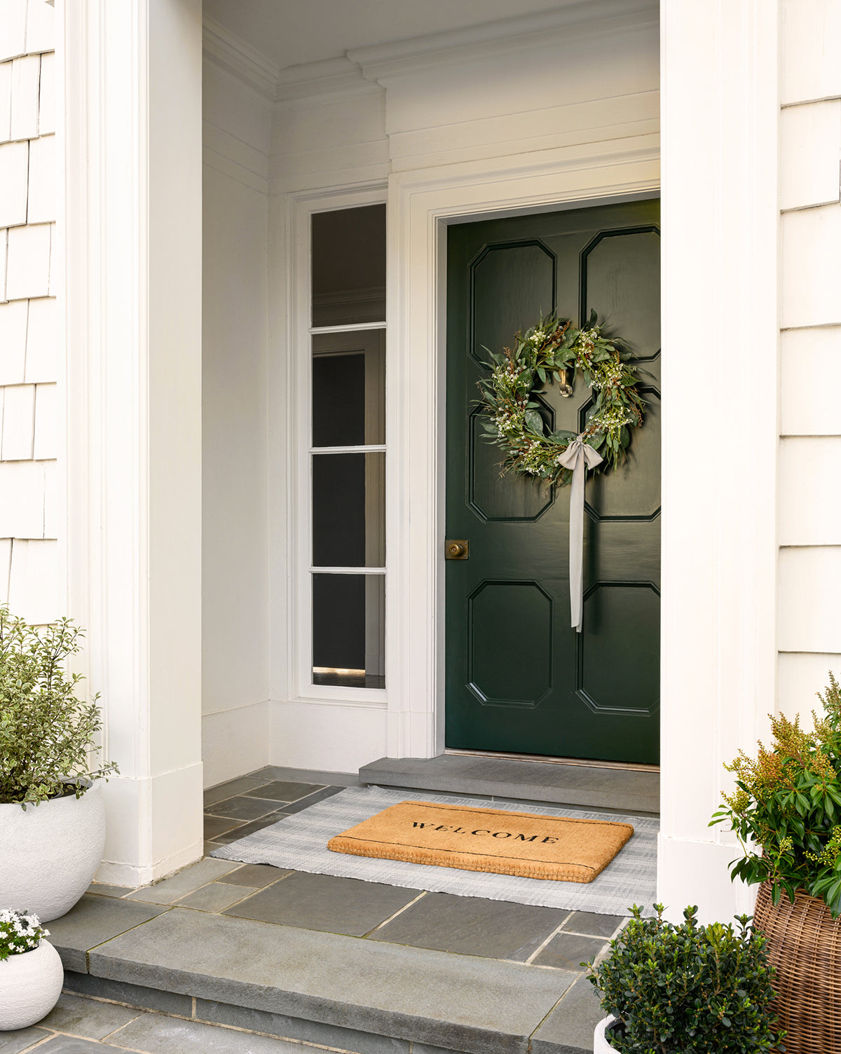 McGee & Co - Faux Wild Grass & Eucalyptus Wreath