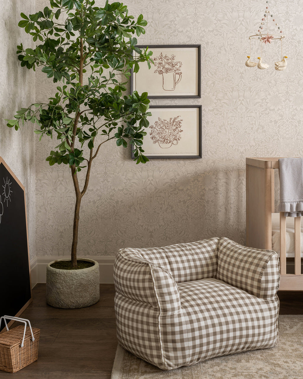 McGee & Co - Gingham Kids Chair