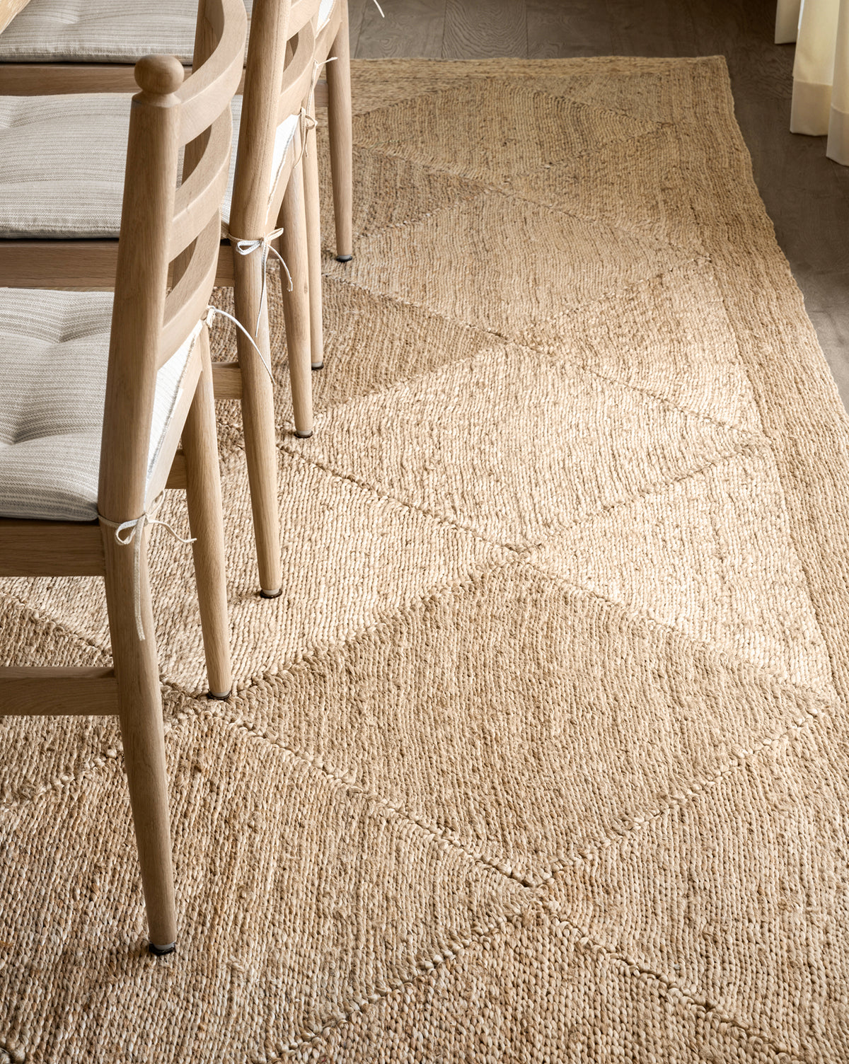 McGee & Co - Diamond Braided Jute Rug