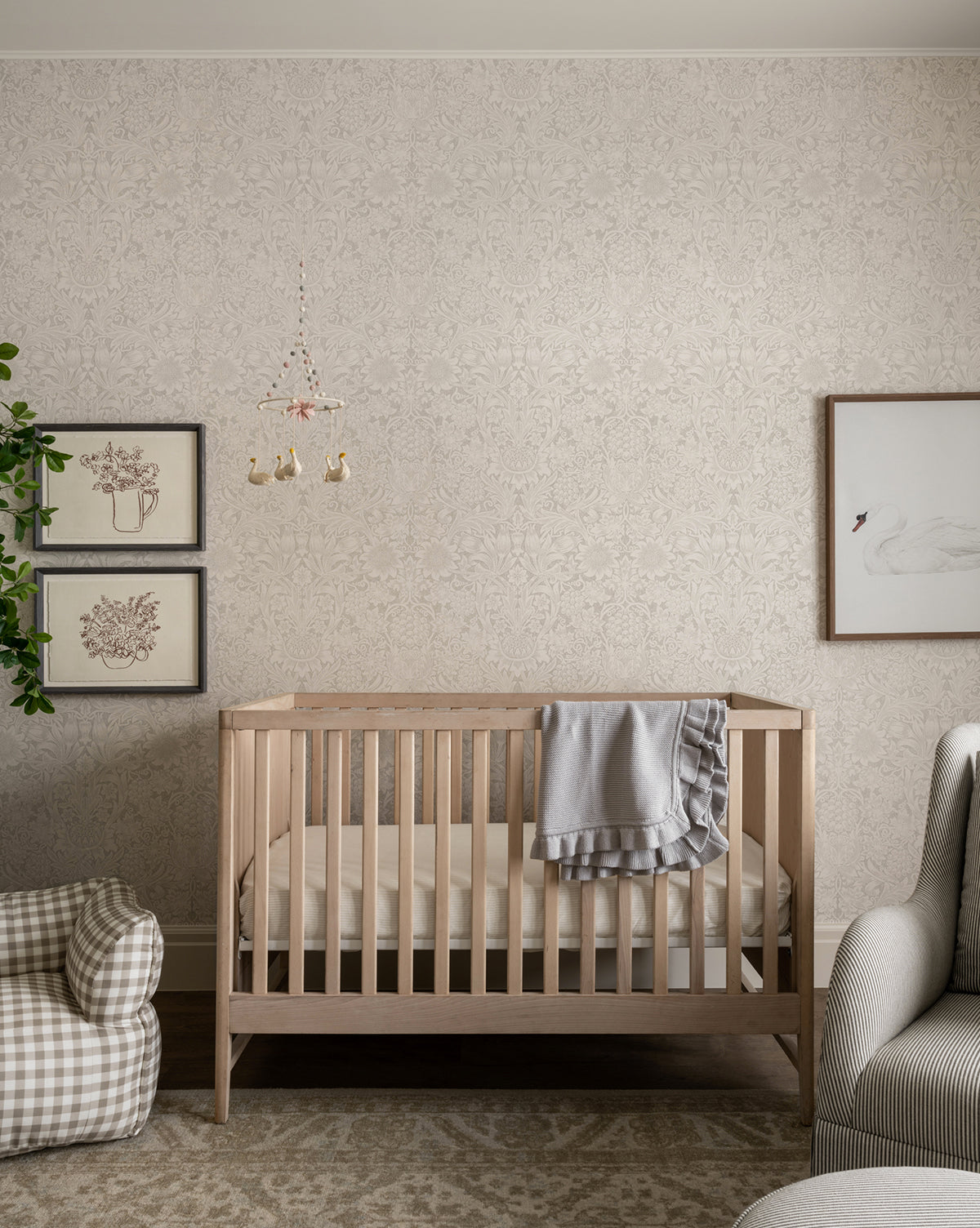 McGee & Co - Morris & Co. x McGee & Co. Sunflower Porcelain Wallpaper