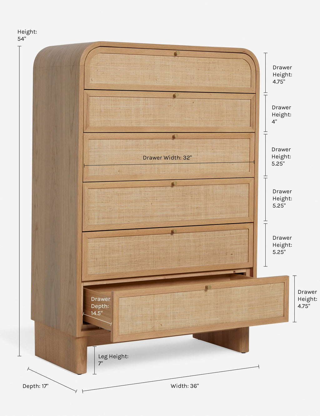 Lulu and Georgia - Suzette Tall Dresser