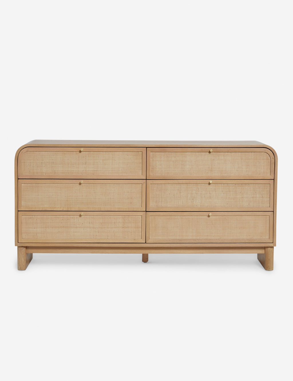 Lulu and Georgia - Open Box: Suzette Wide Dresser, Natural Oak