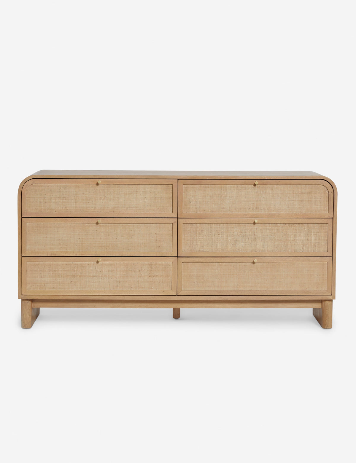Lulu and Georgia - Open Box: Suzette Wide Dresser, Natural Oak