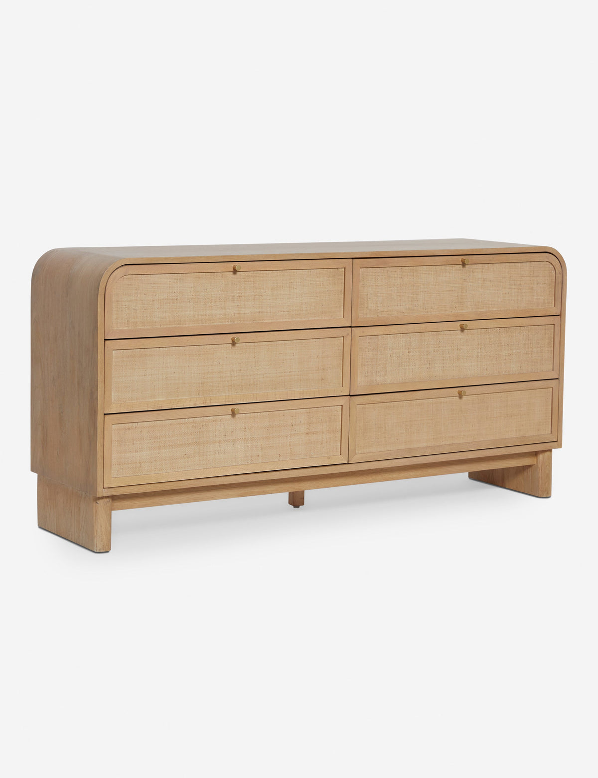 Lulu and Georgia - Open Box: Suzette Wide Dresser, Natural Oak