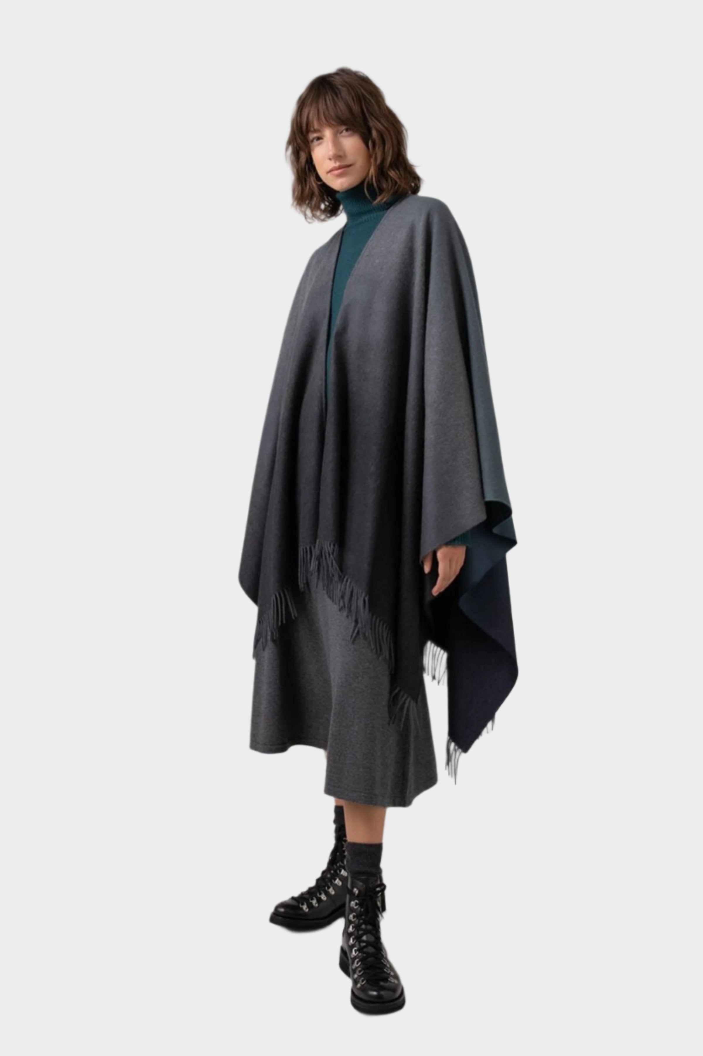 Johnstons of Elgin - Ombré Cashmere Cape