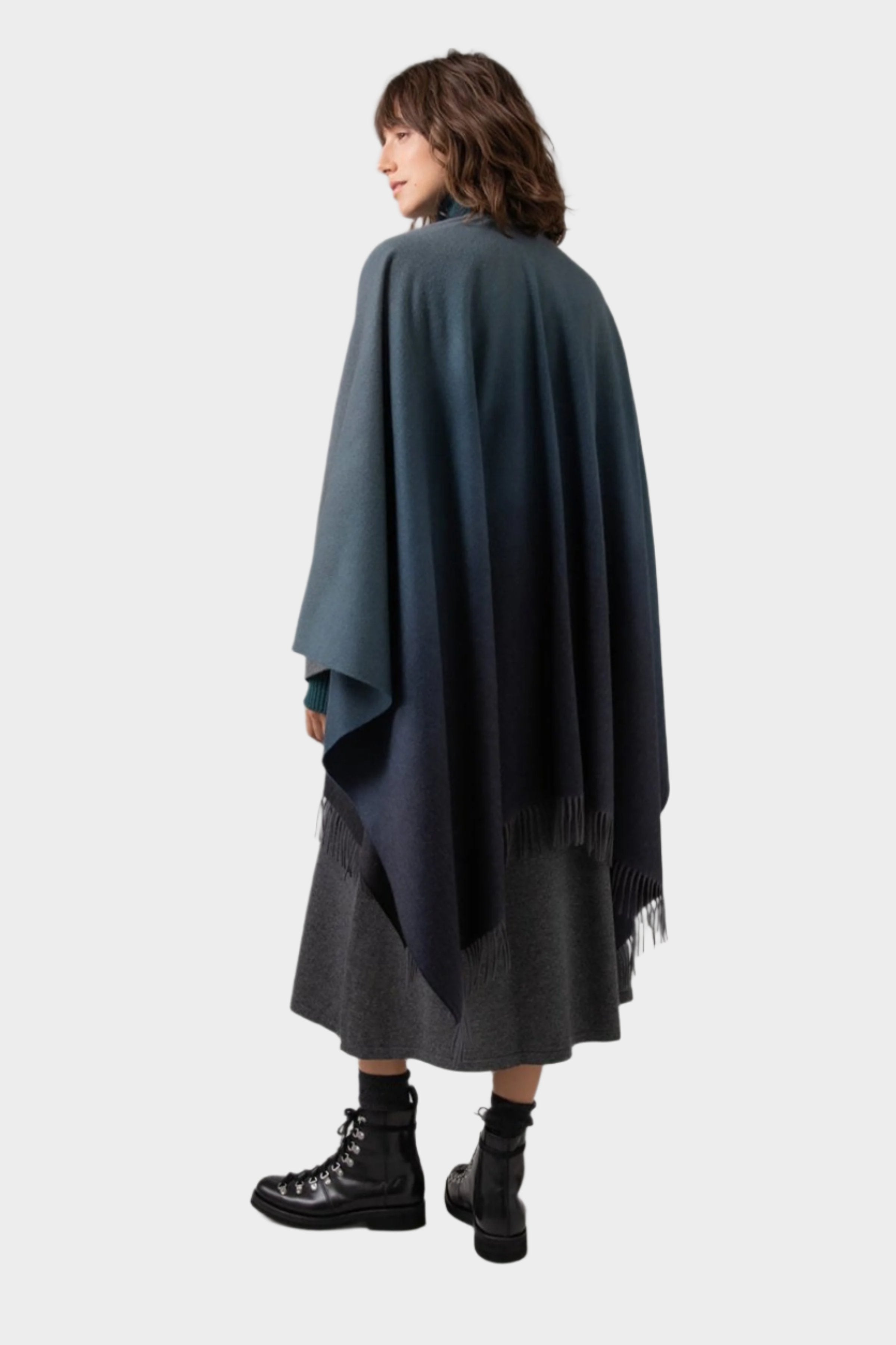 Johnstons of Elgin - Ombré Cashmere Cape