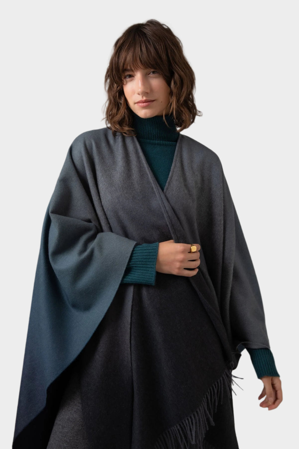 Johnstons of Elgin - Ombré Cashmere Cape