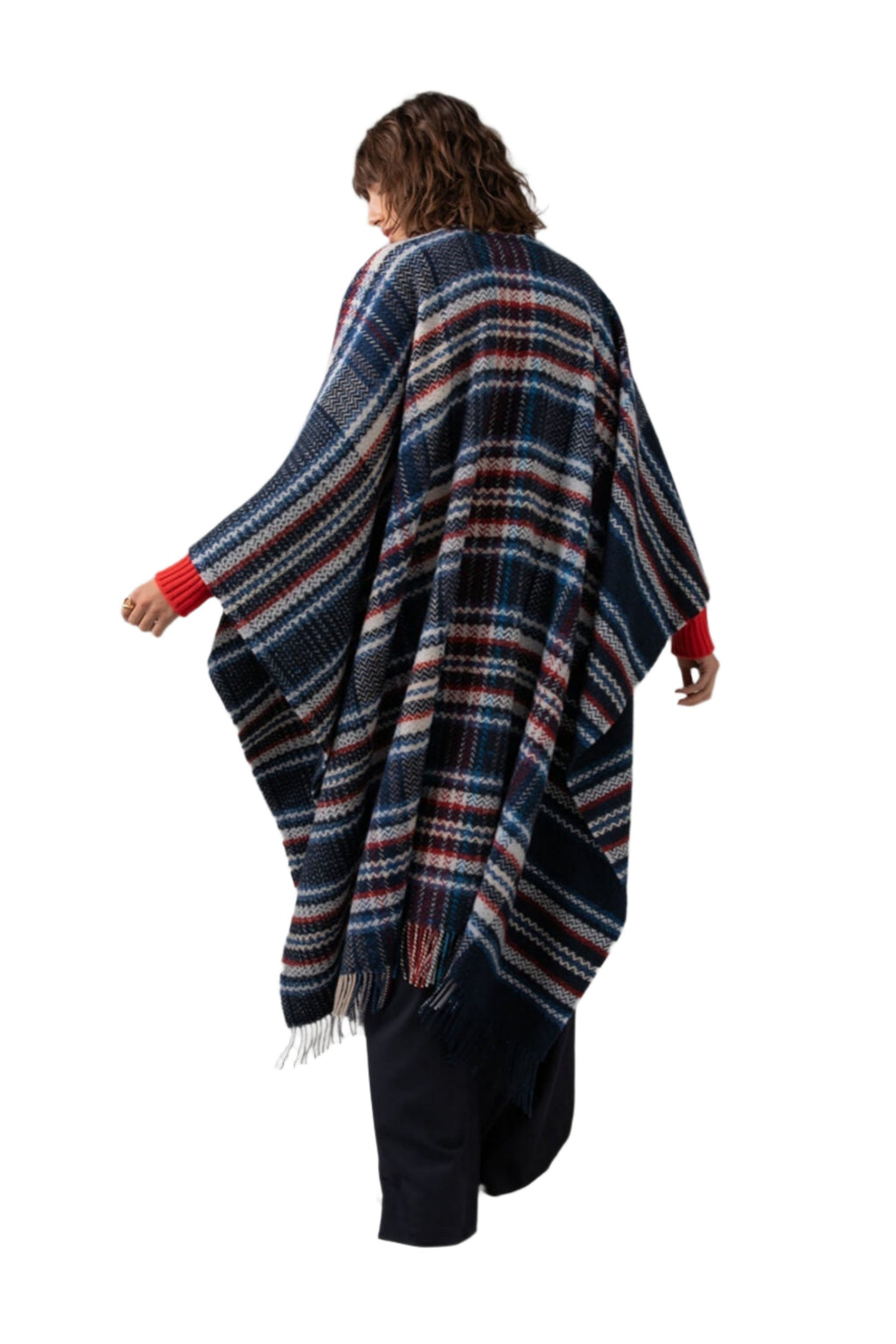 Johnstons of Elgin - Textured Donegal Wool & Cashmere Cape