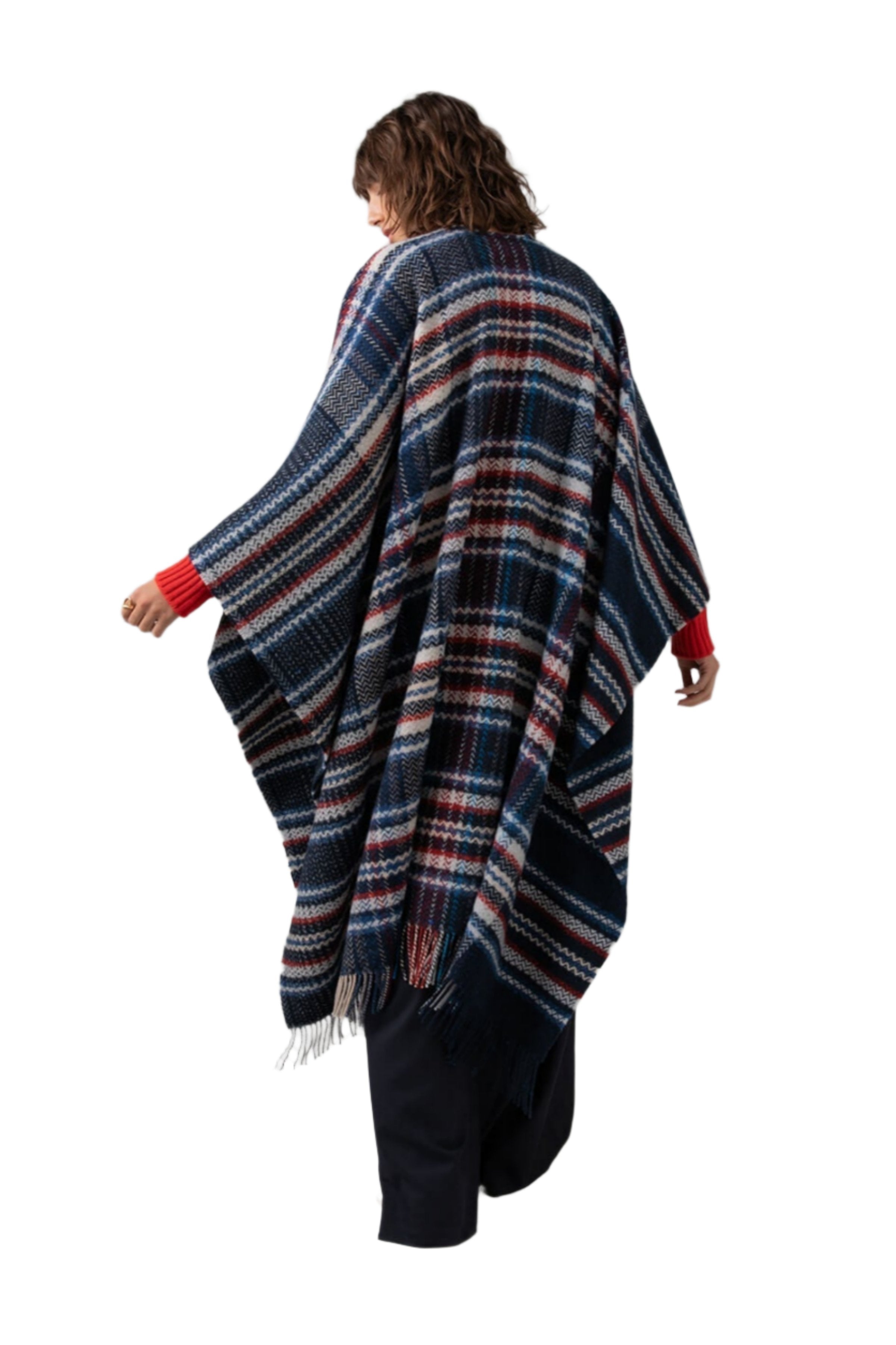 Johnstons of Elgin - Textured Donegal Wool & Cashmere Cape