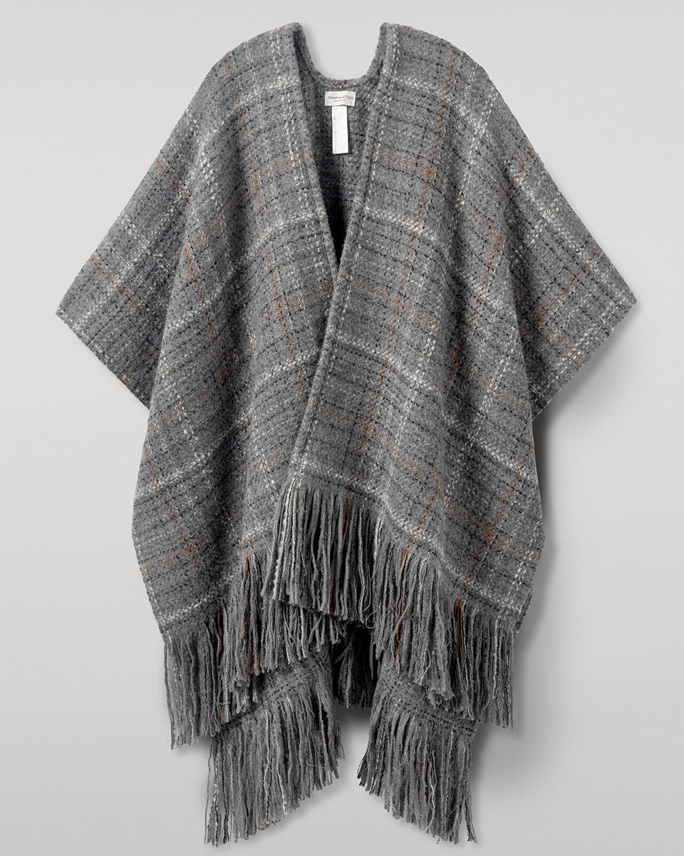 Johnstons of Elgin - Grey Texture Cape