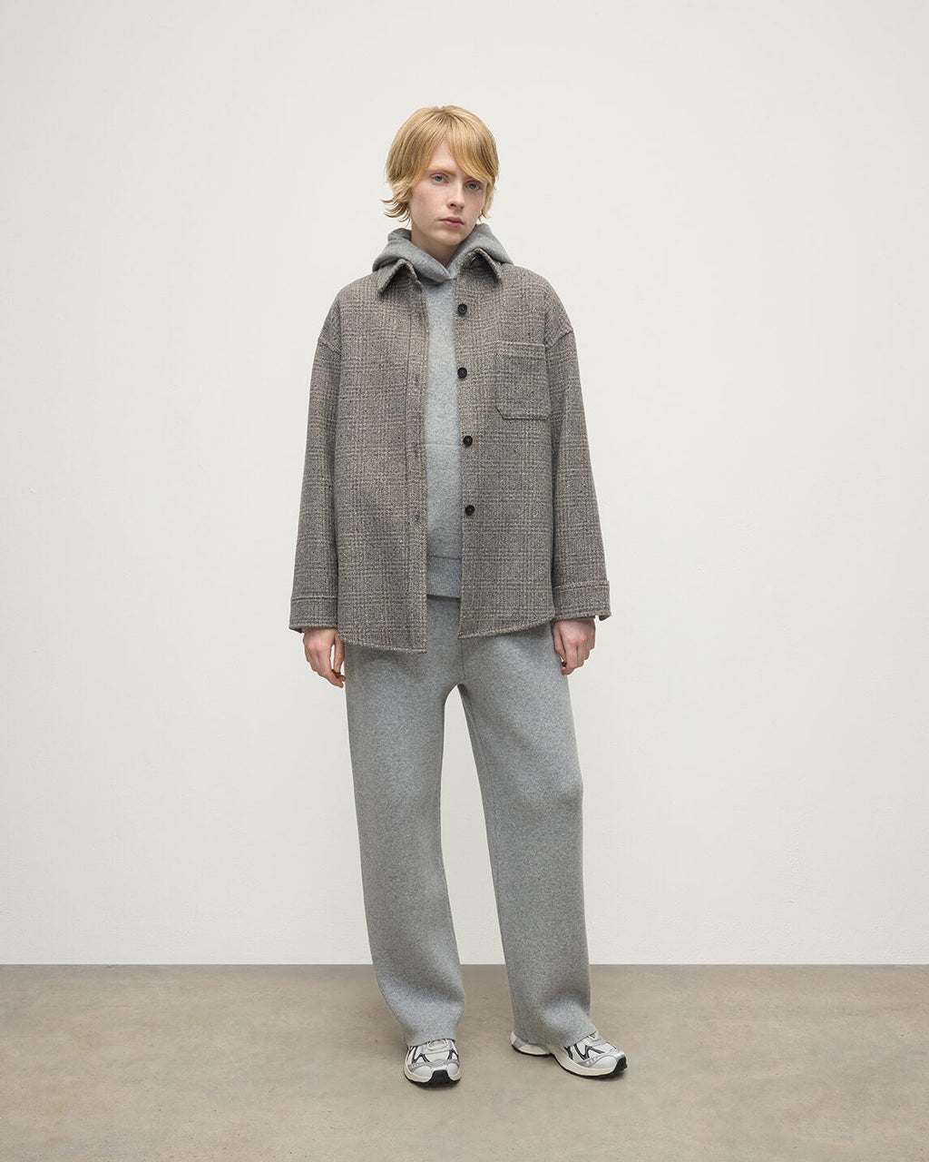 Johnstons of Elgin - Glen Urquhart Check Oversized Shirt