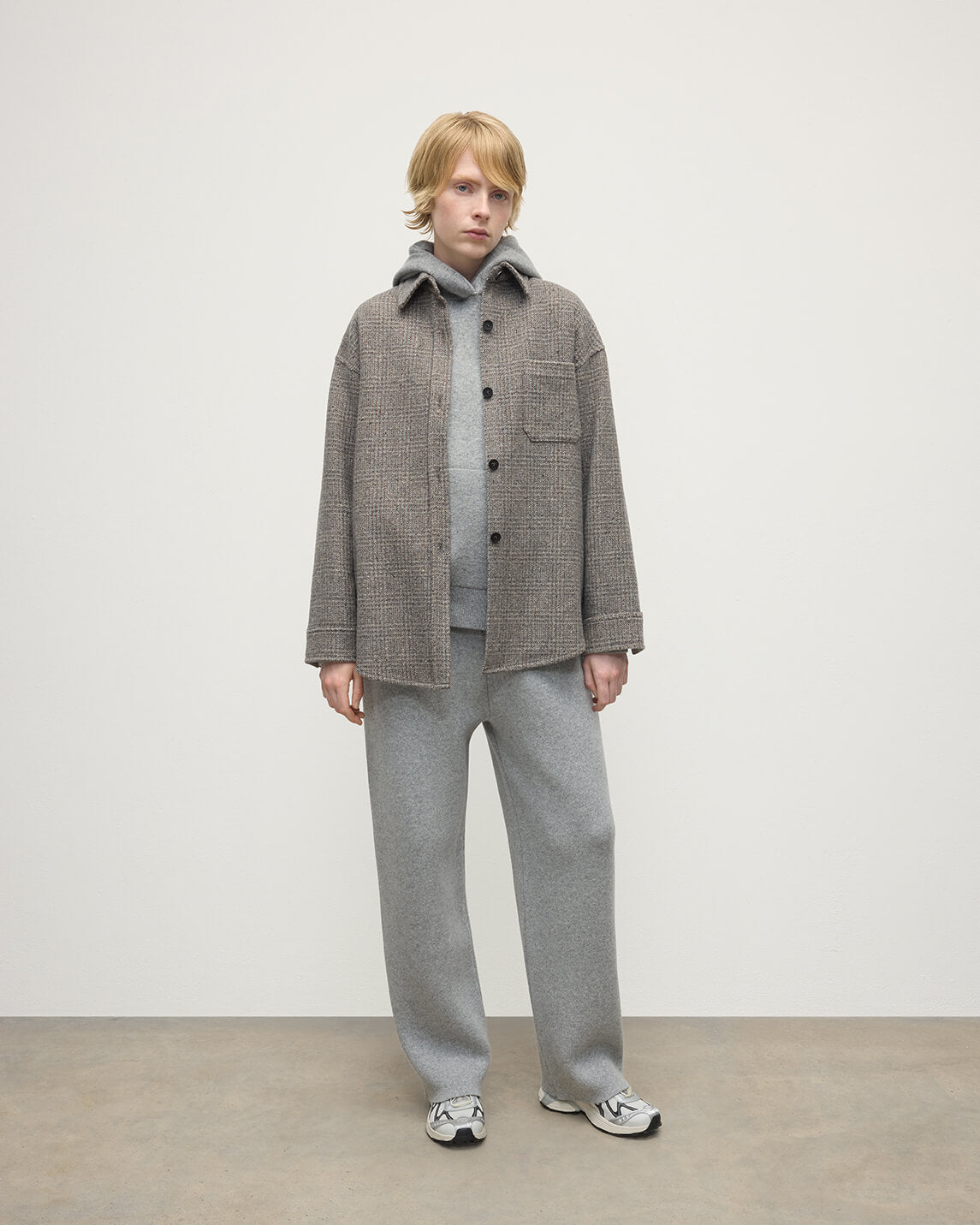 Johnstons of Elgin - Glen Urquhart Check Oversized Shirt