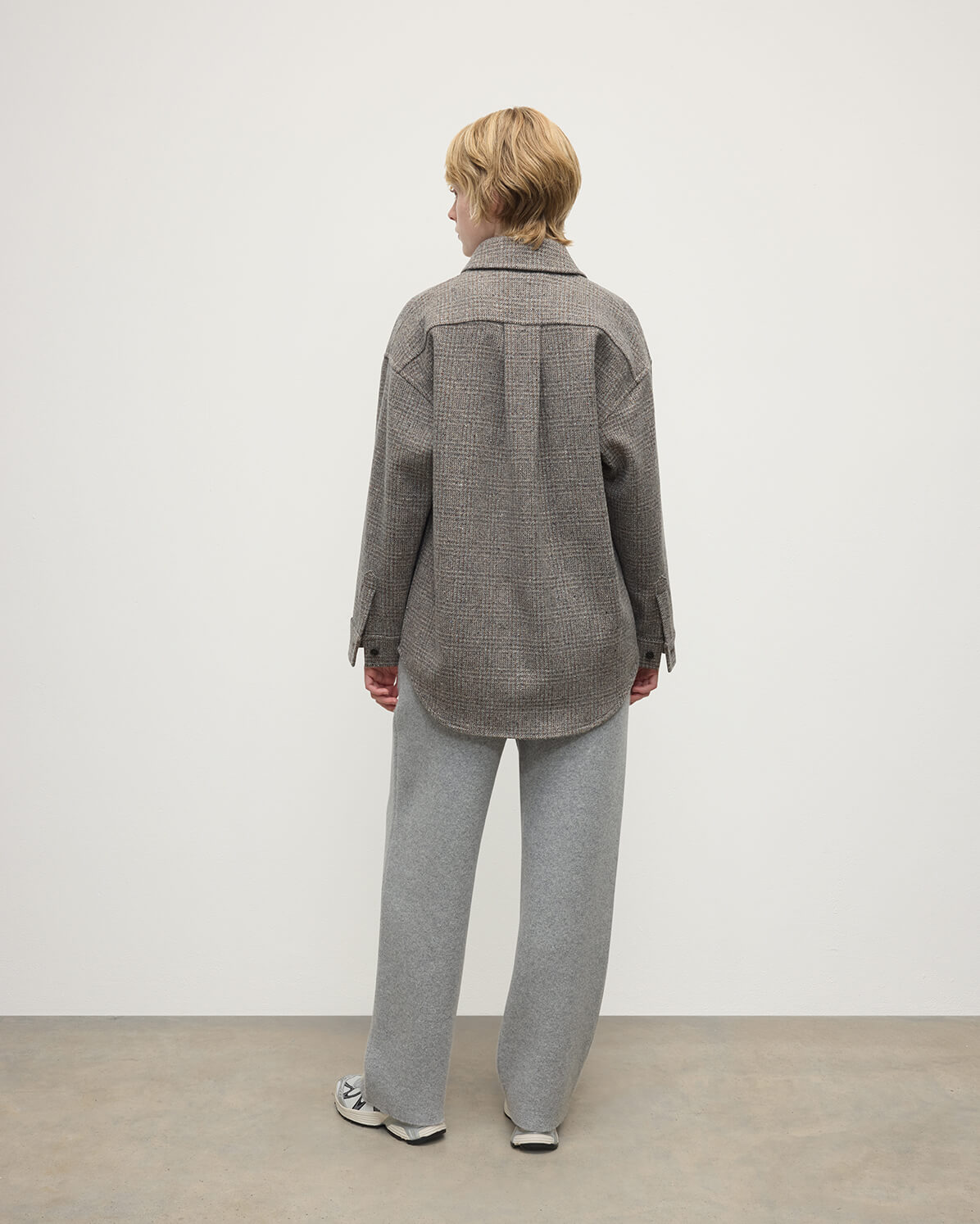 Johnstons of Elgin - Glen Urquhart Check Oversized Shirt