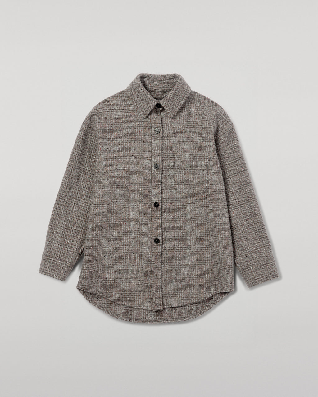 Johnstons of Elgin - Glen Urquhart Check Oversized Shirt