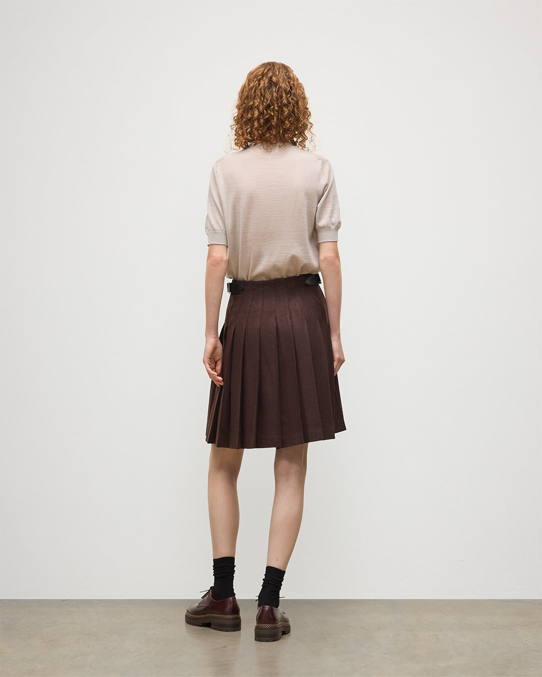 Johnstons of Elgin - Le Kilt | Johnstons of Elgin Brown Kilt