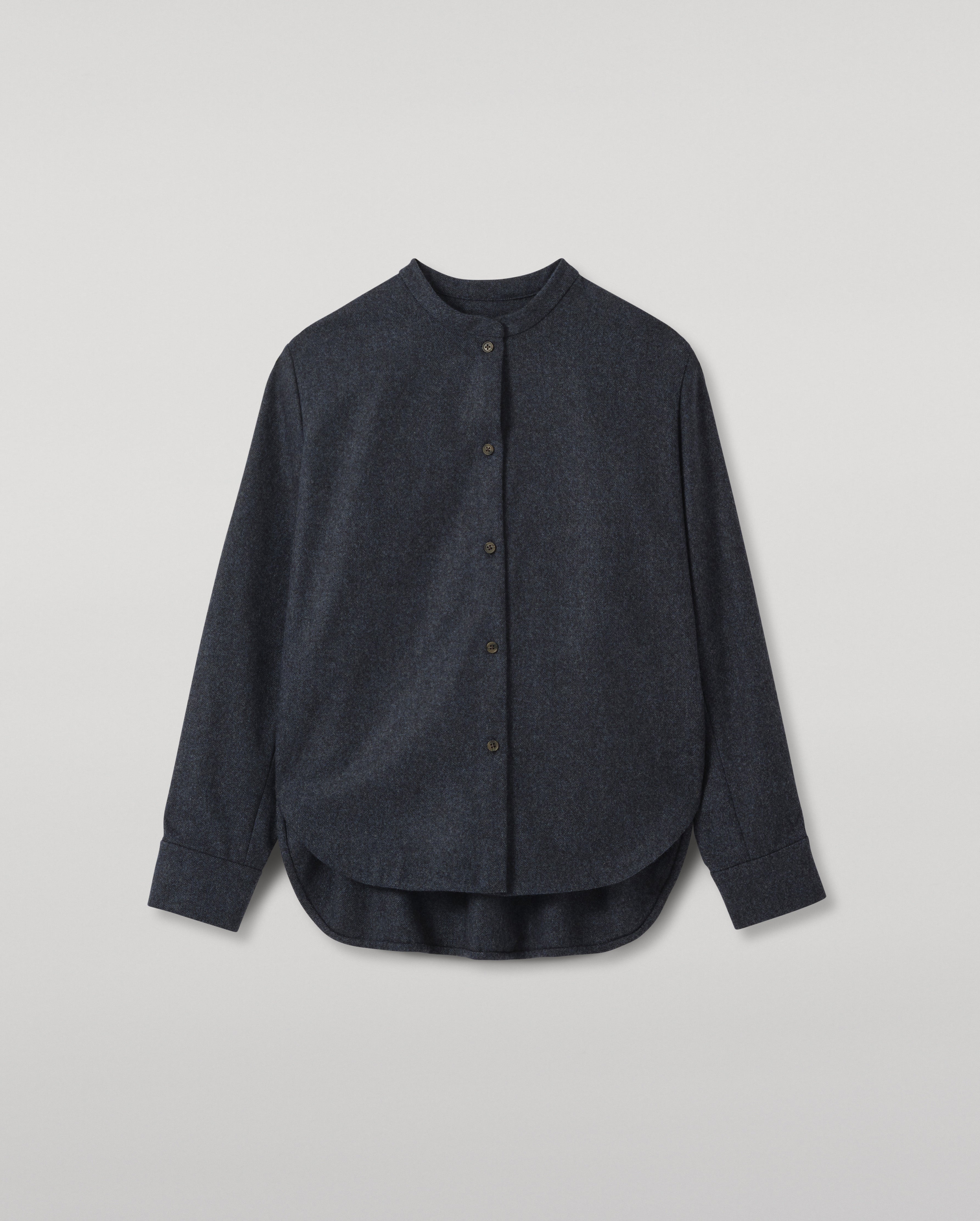 Johnstons of Elgin - Etain Dark Blue Shirt
