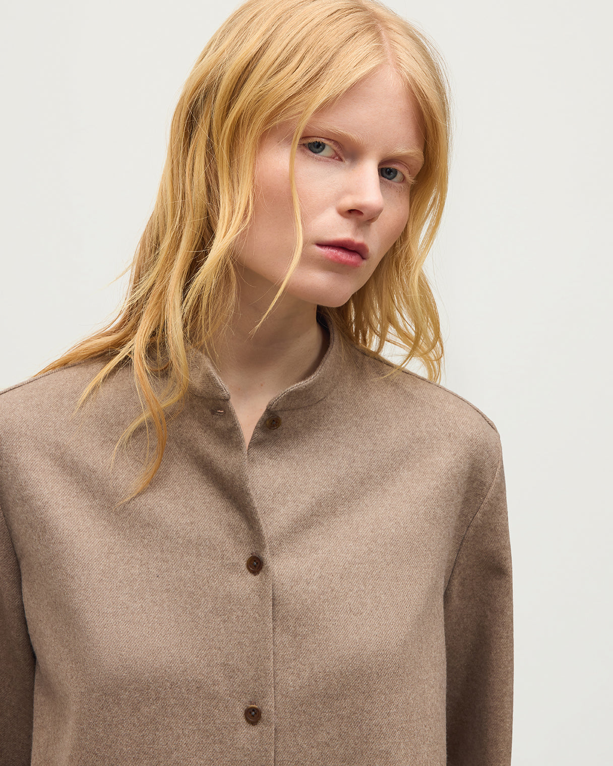 Johnstons of Elgin - Etain Natural Shirt