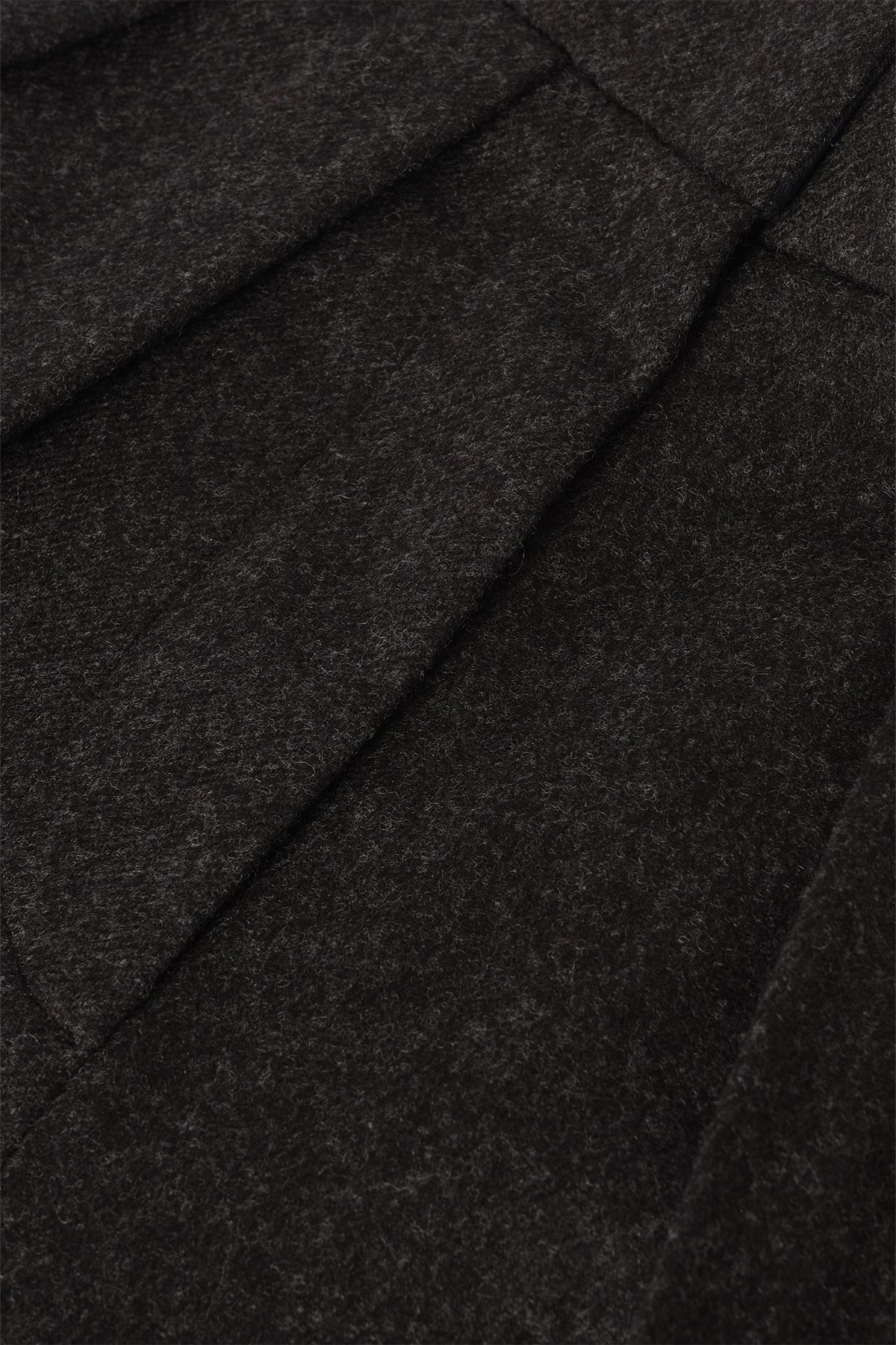 Johnstons of Elgin - Macara Charcoal Pleated Trousers