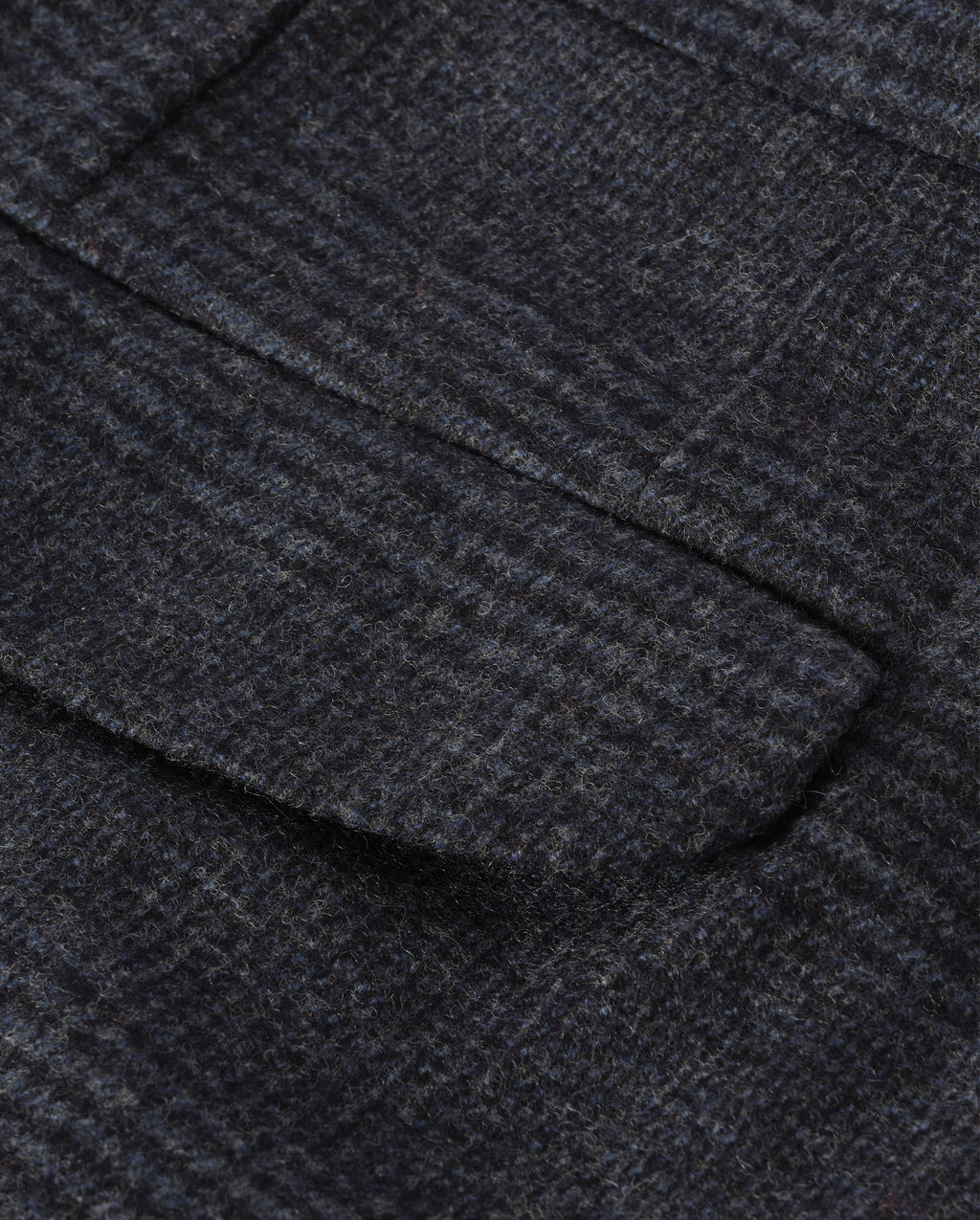 Johnstons of Elgin - Traquair Dark Blue Urquhart Check Trousers