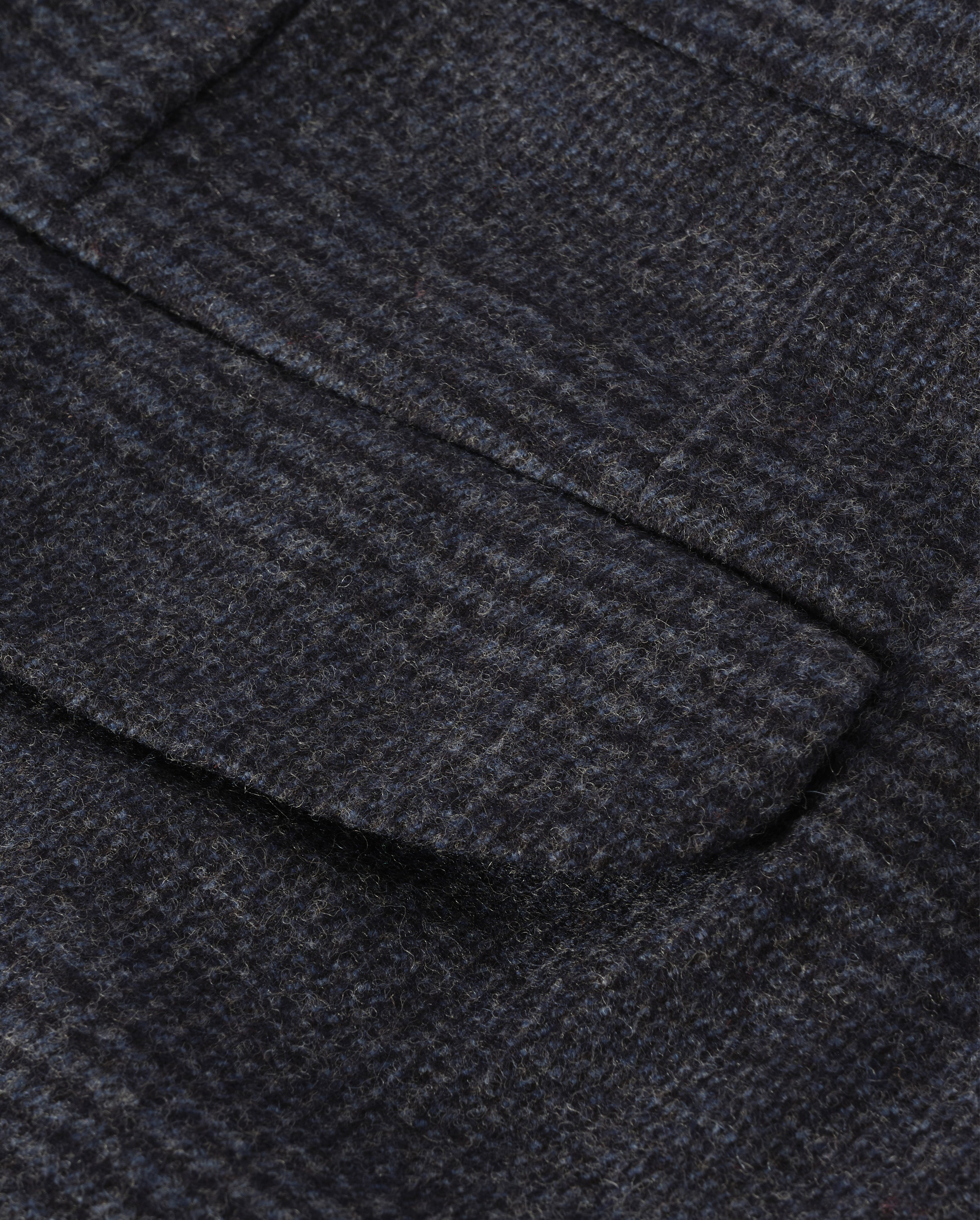 Johnstons of Elgin - Traquair Dark Blue Urquhart Check Trousers
