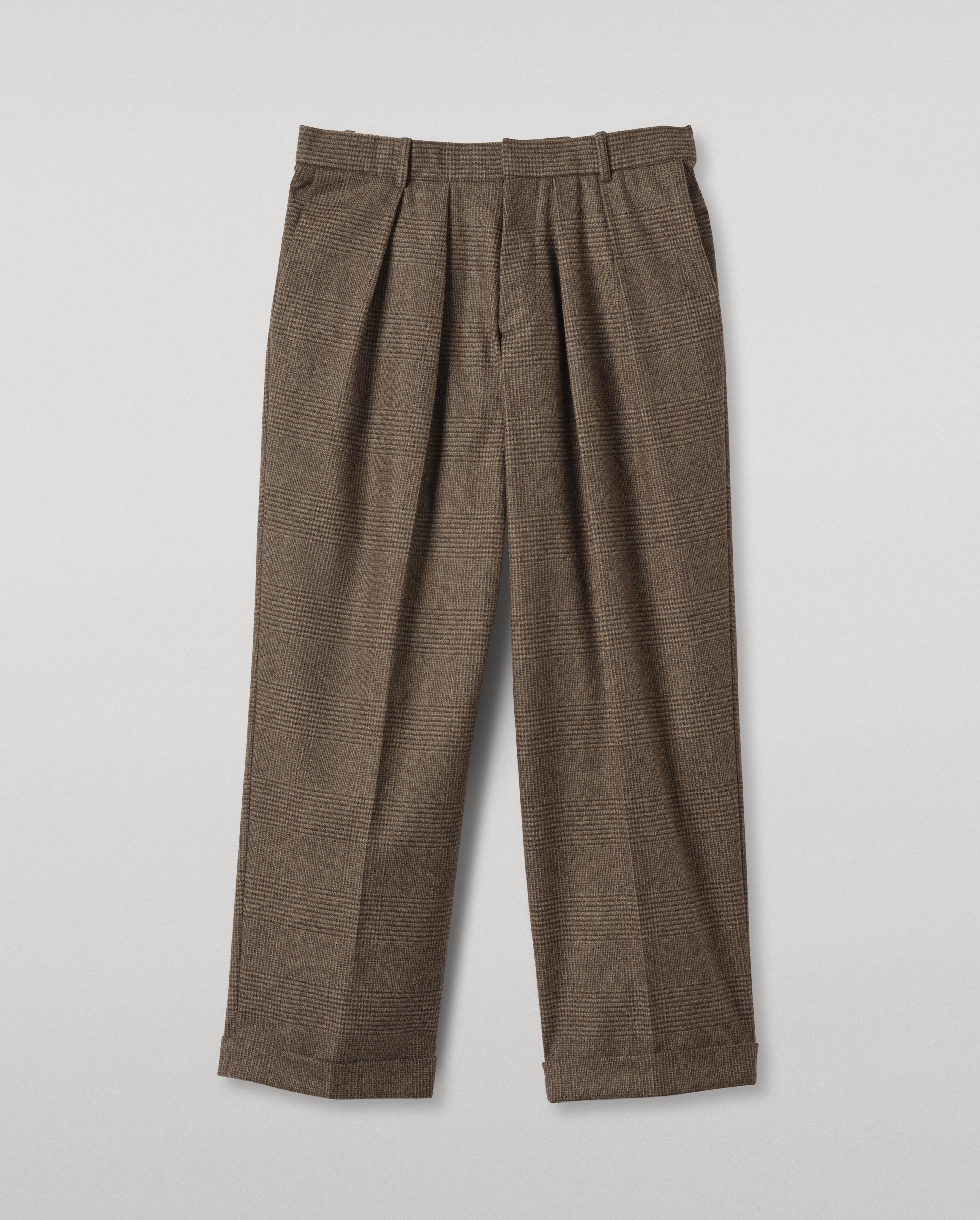 Johnstons of Elgin - Traquair Glen Urquhart Check Trousers