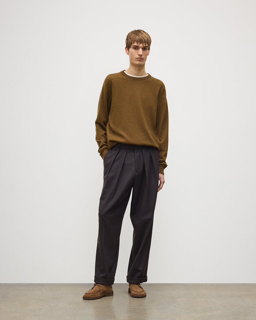 Johnstons of Elgin - Traquair Twill Check Trousers