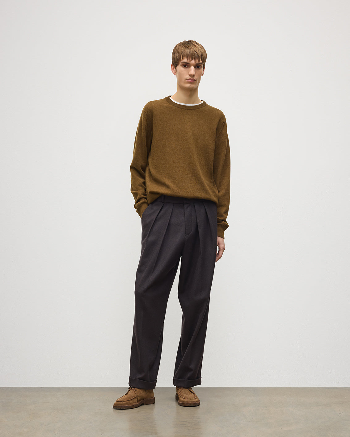 Johnstons of Elgin - Traquair Twill Check Trousers