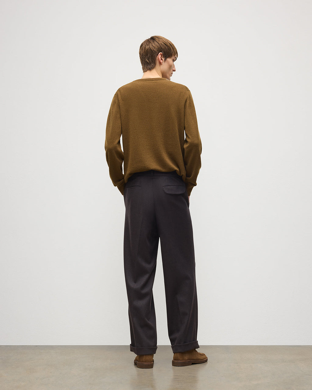 Johnstons of Elgin - Traquair Twill Check Trousers