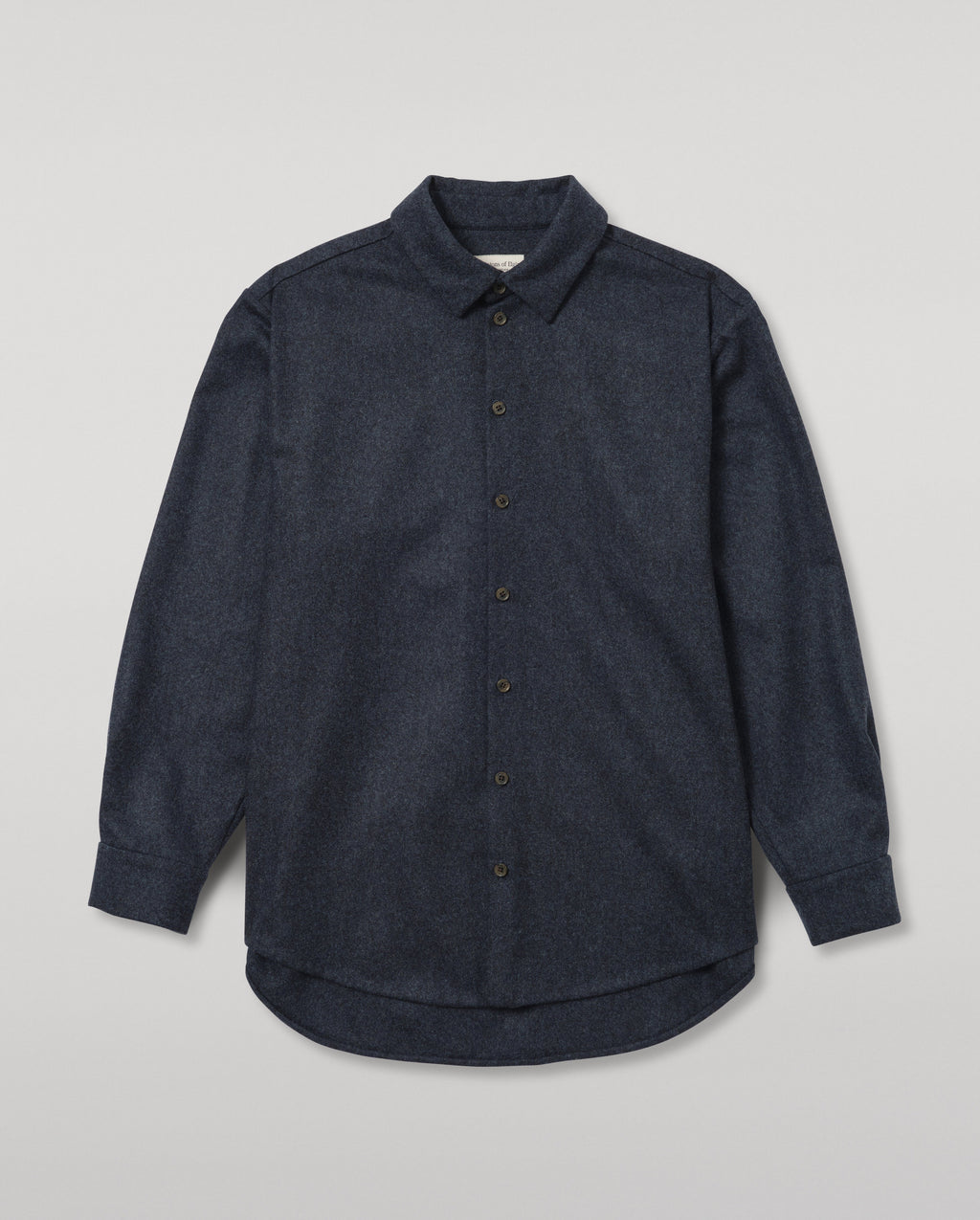 Johnstons of Elgin - Corrie Indigo Twill Overshirt
