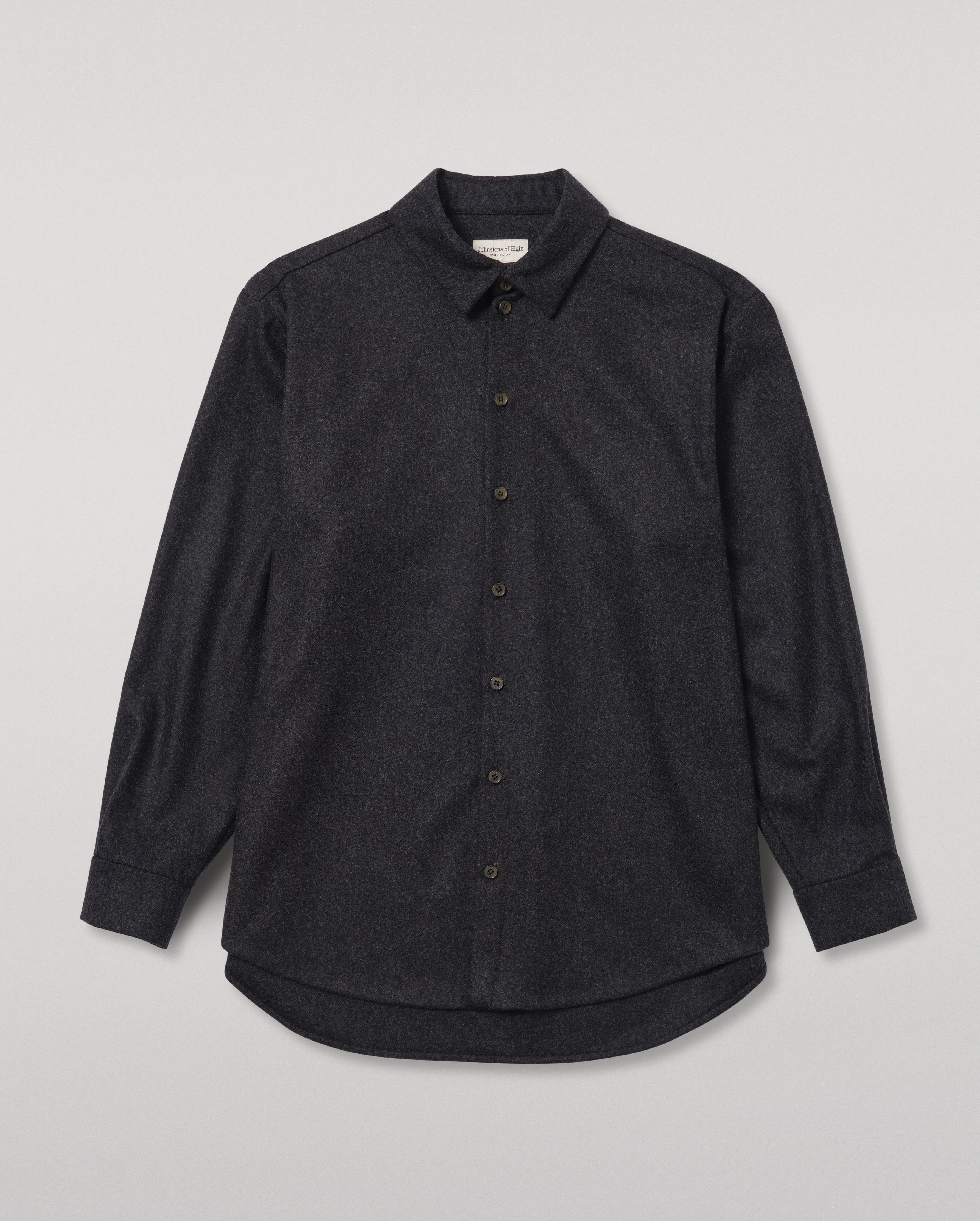 Johnstons of Elgin - Corrie Leman & Abisso Twill Overshirt