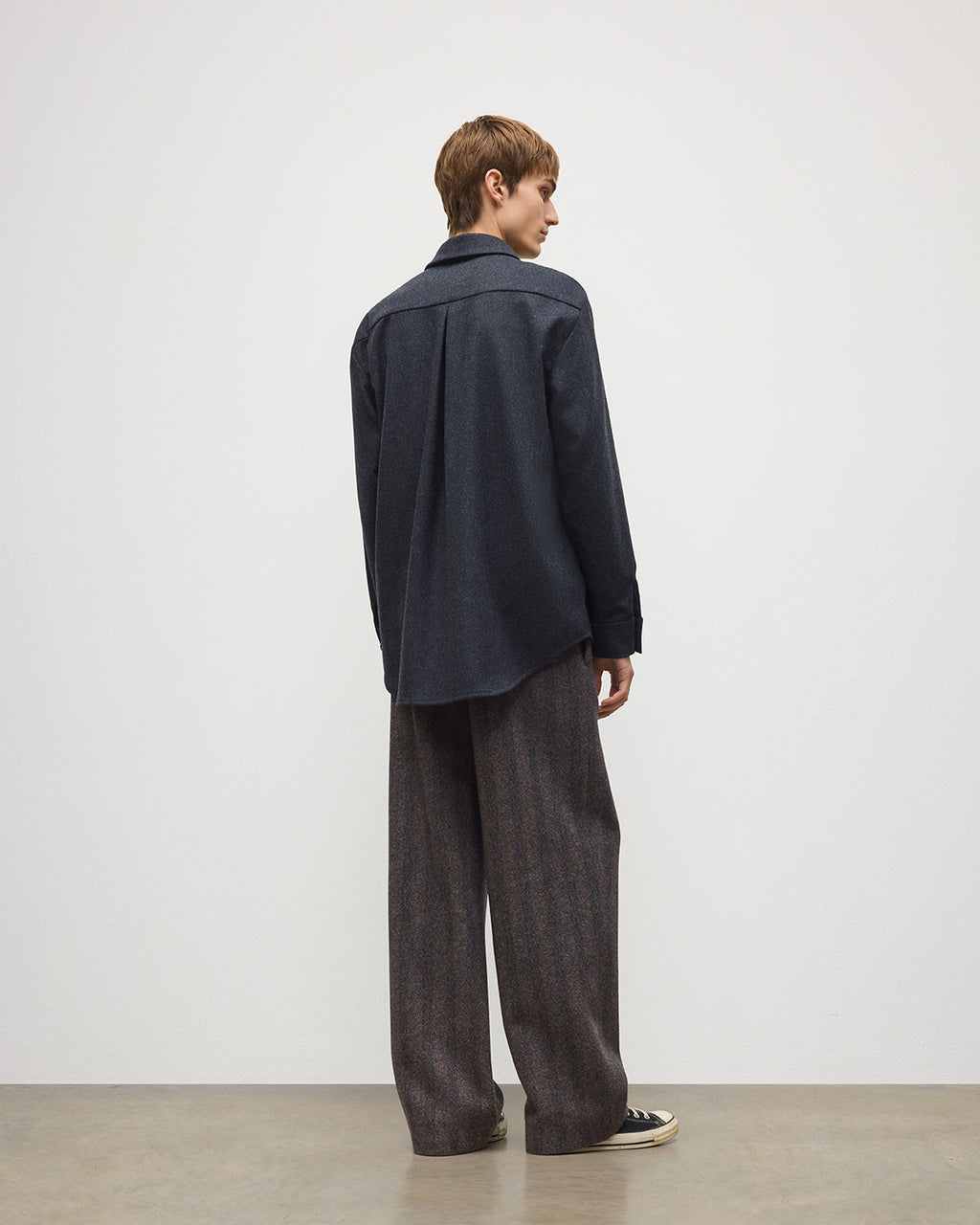 Johnstons of Elgin - Corrie Leman & Abisso Twill Overshirt