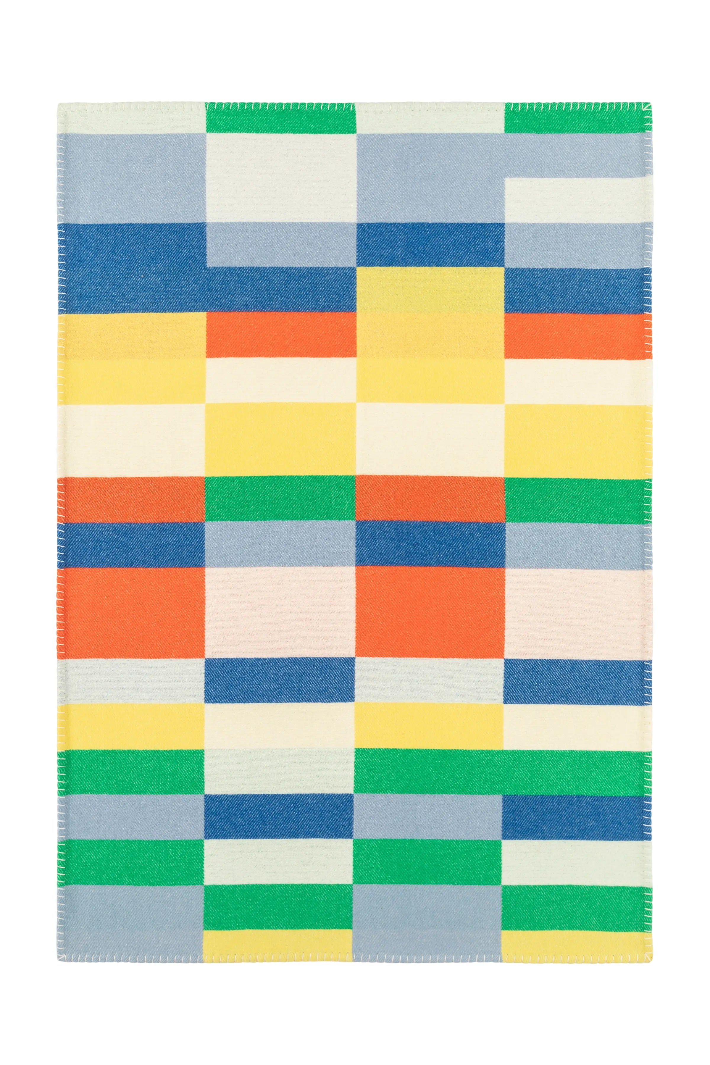 Johnstons of Elgin - 'Block Stripe' Children's Blanket
