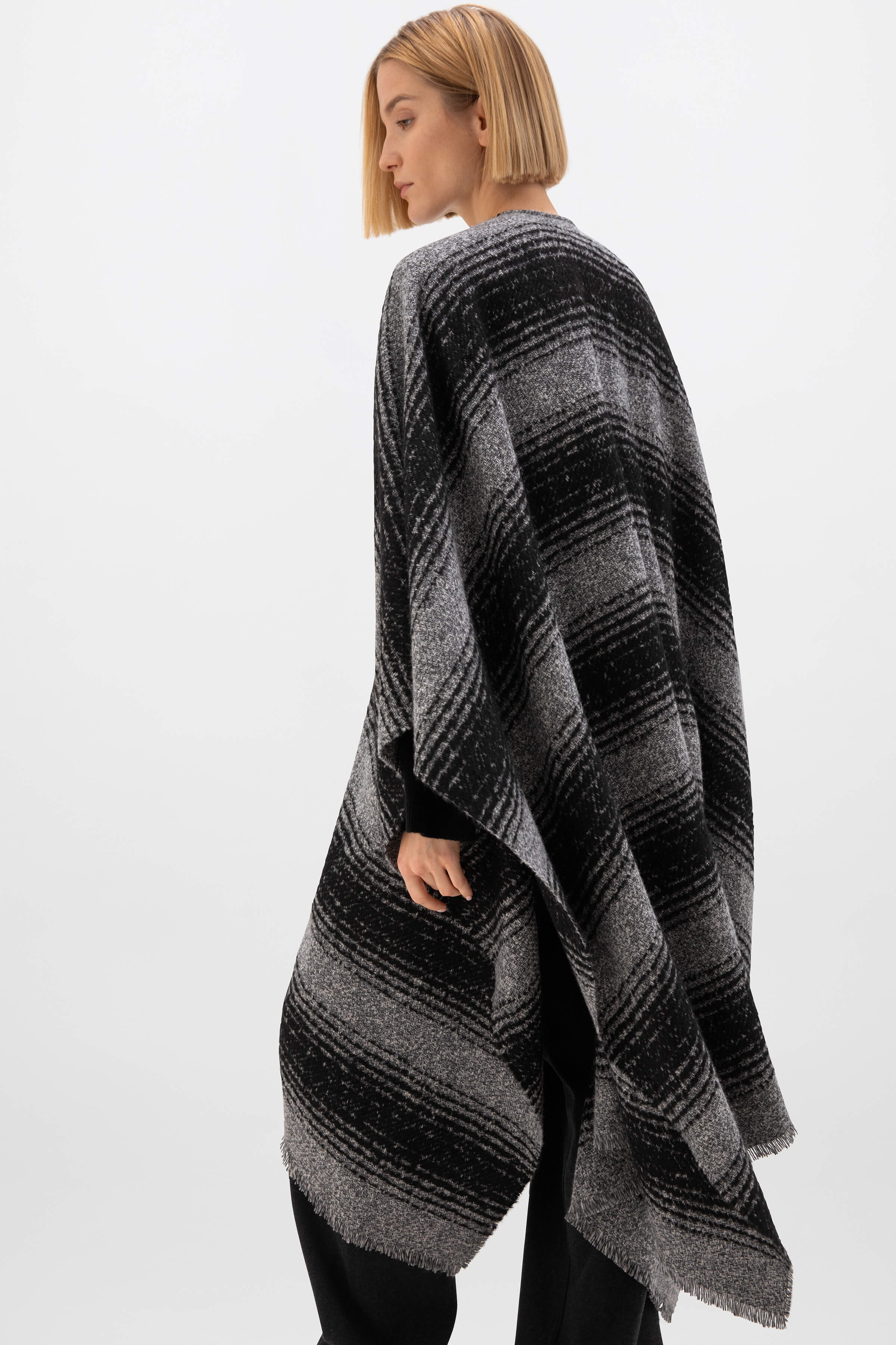 Johnstons of Elgin - Textural Ombré Cape