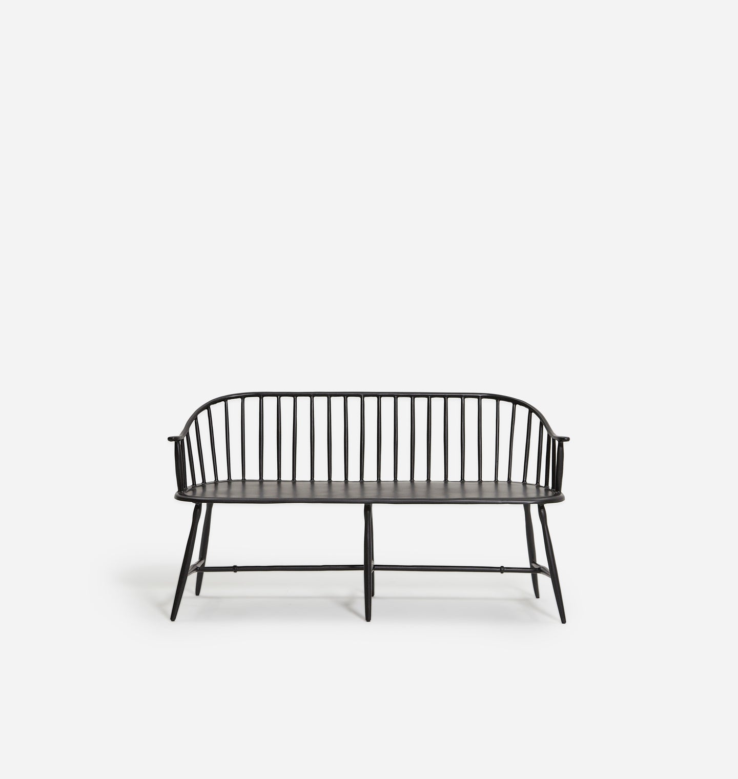Amber Interiors - Dakota Low Back Outdoor Bench