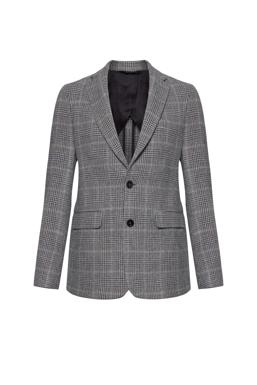 Johnstons of Elgin - Grey Glen Check Tweed Jacket