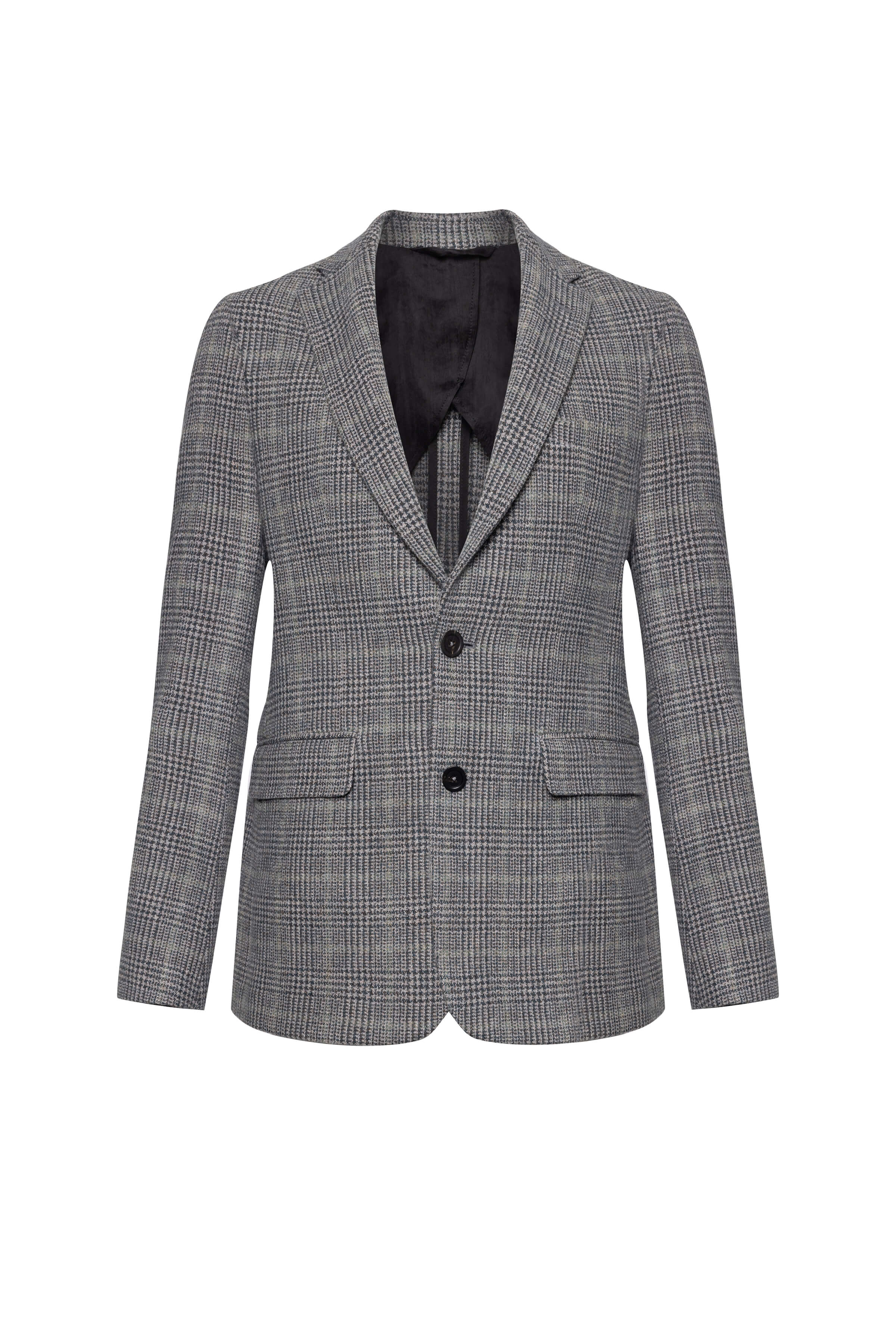 Johnstons of Elgin - Grey Glen Check Tweed Jacket