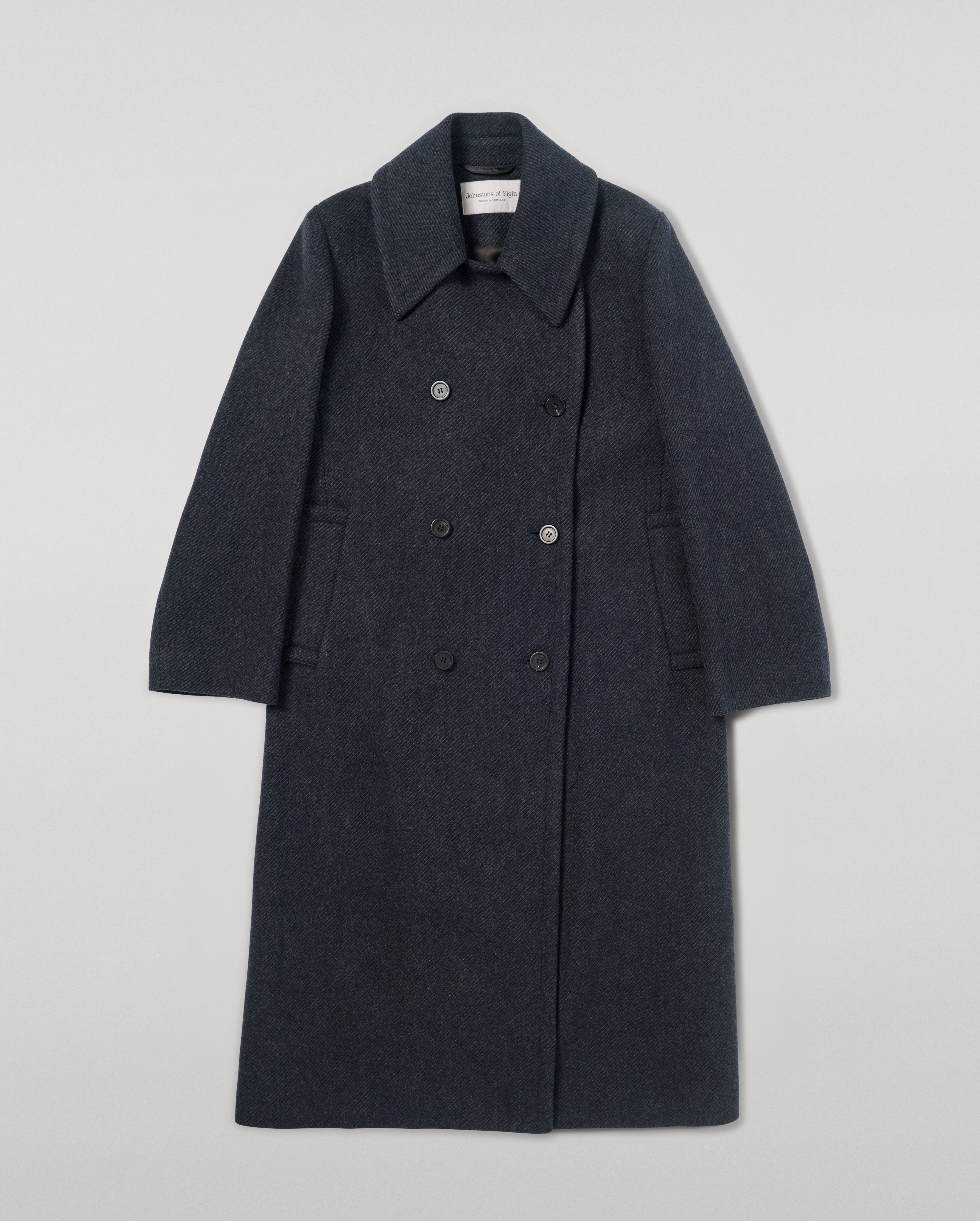 Johnstons of Elgin - The Great Coat in Green