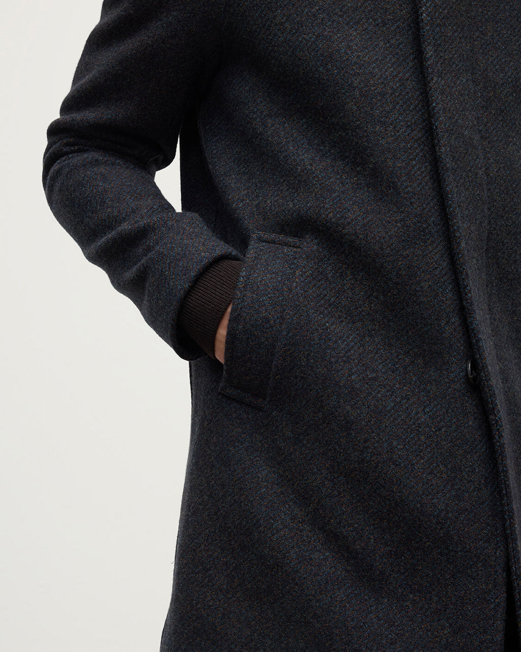 Johnstons of Elgin - Wool Grey Car Coat